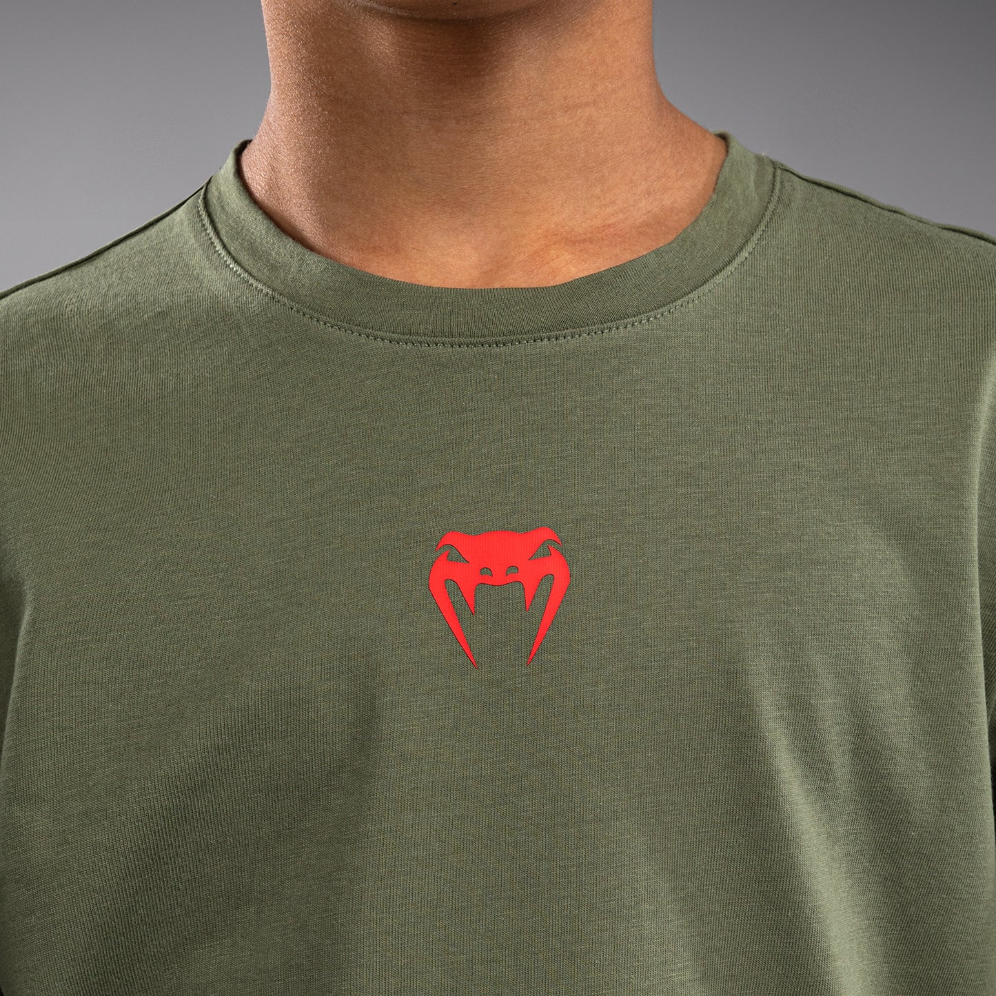Venum Contender T-shirt per Bambini - Verde Militare/Arancione
