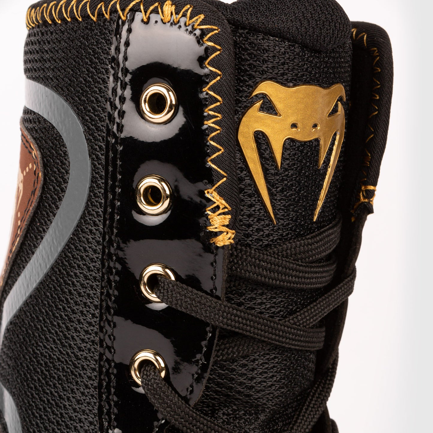 Scarpe da boxe Venum Elite Evo Monogram - Nero/Marrone