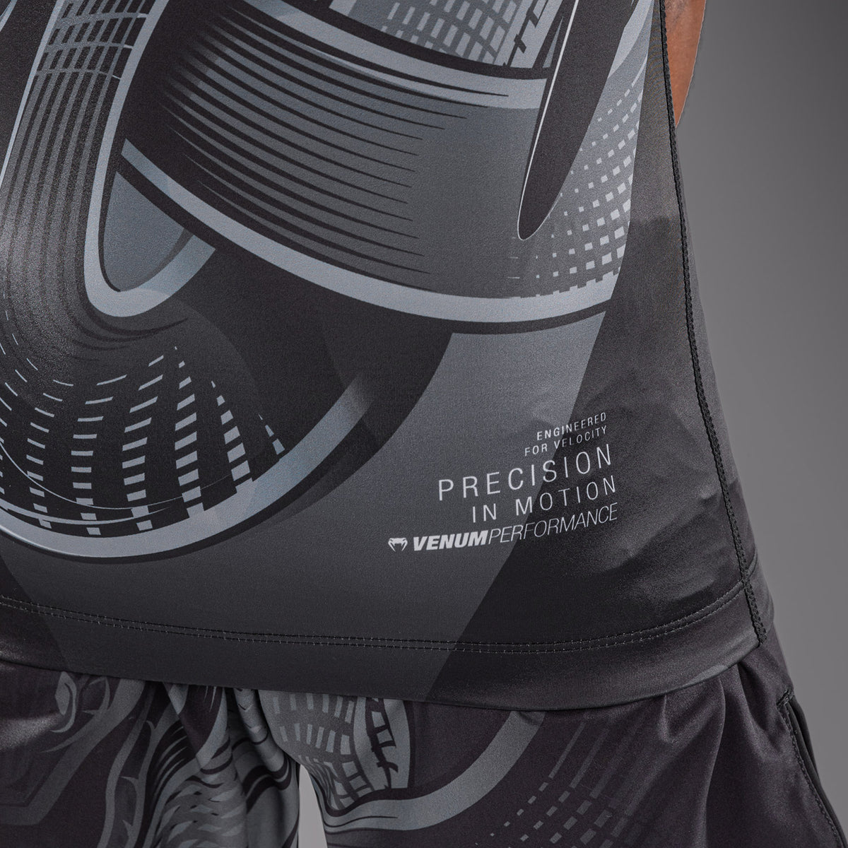 Venum Crimson Viper 2.0 Rashguard a maniche corte per bambini - Nero/Grigio