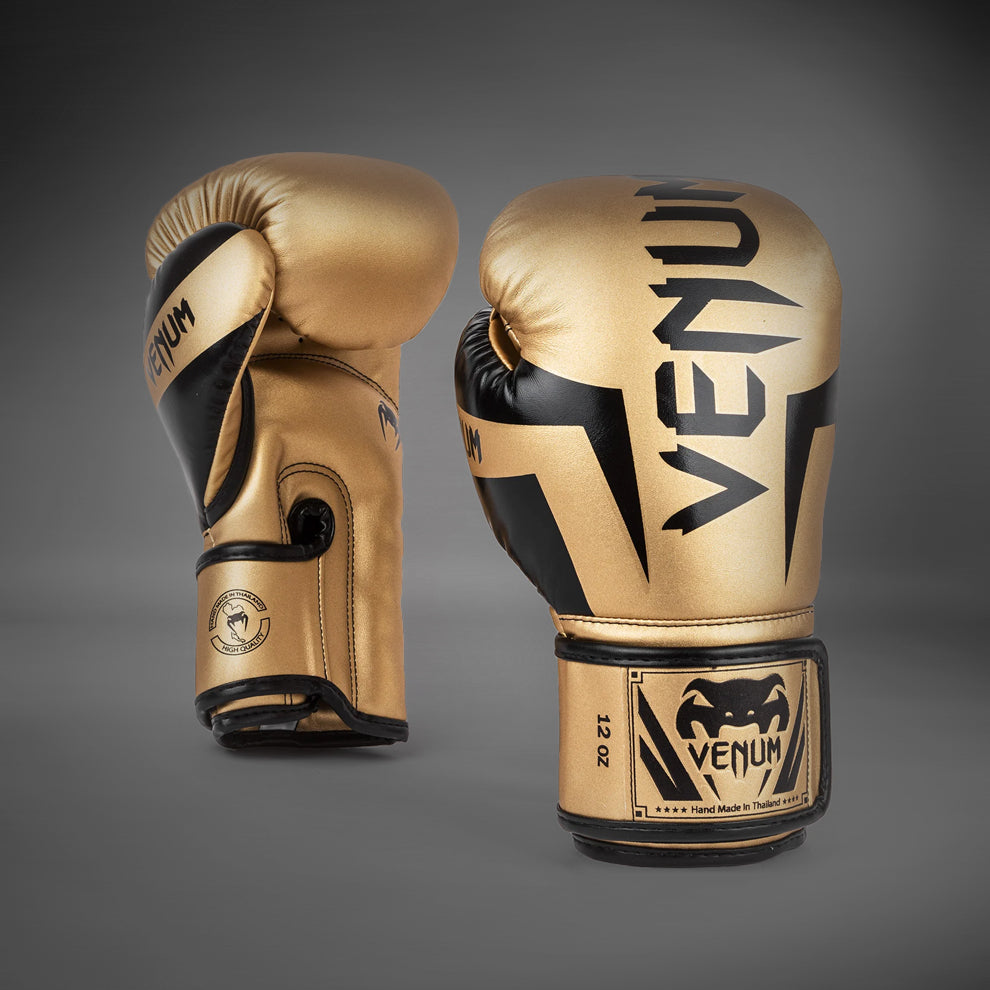 Venum Elite Guantoni da boxe Oro/Nero