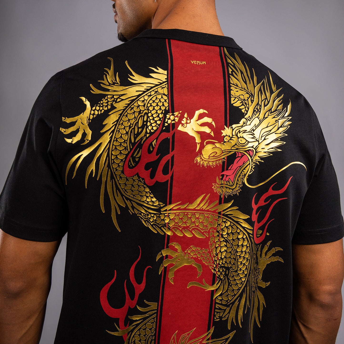 Venum x TEKKEN 8 - Marshall Law Maglietta - Nero/Rosso/Oro