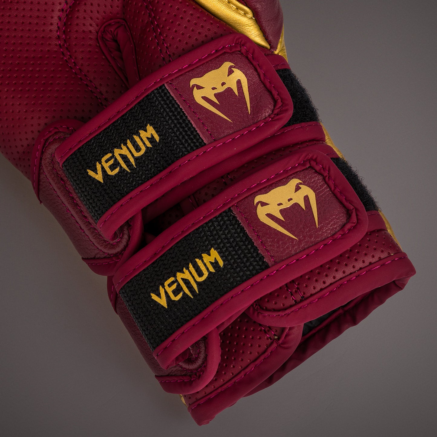 Venum Reverso Guanti da Boxe - Rosso Ciliegia/Oro