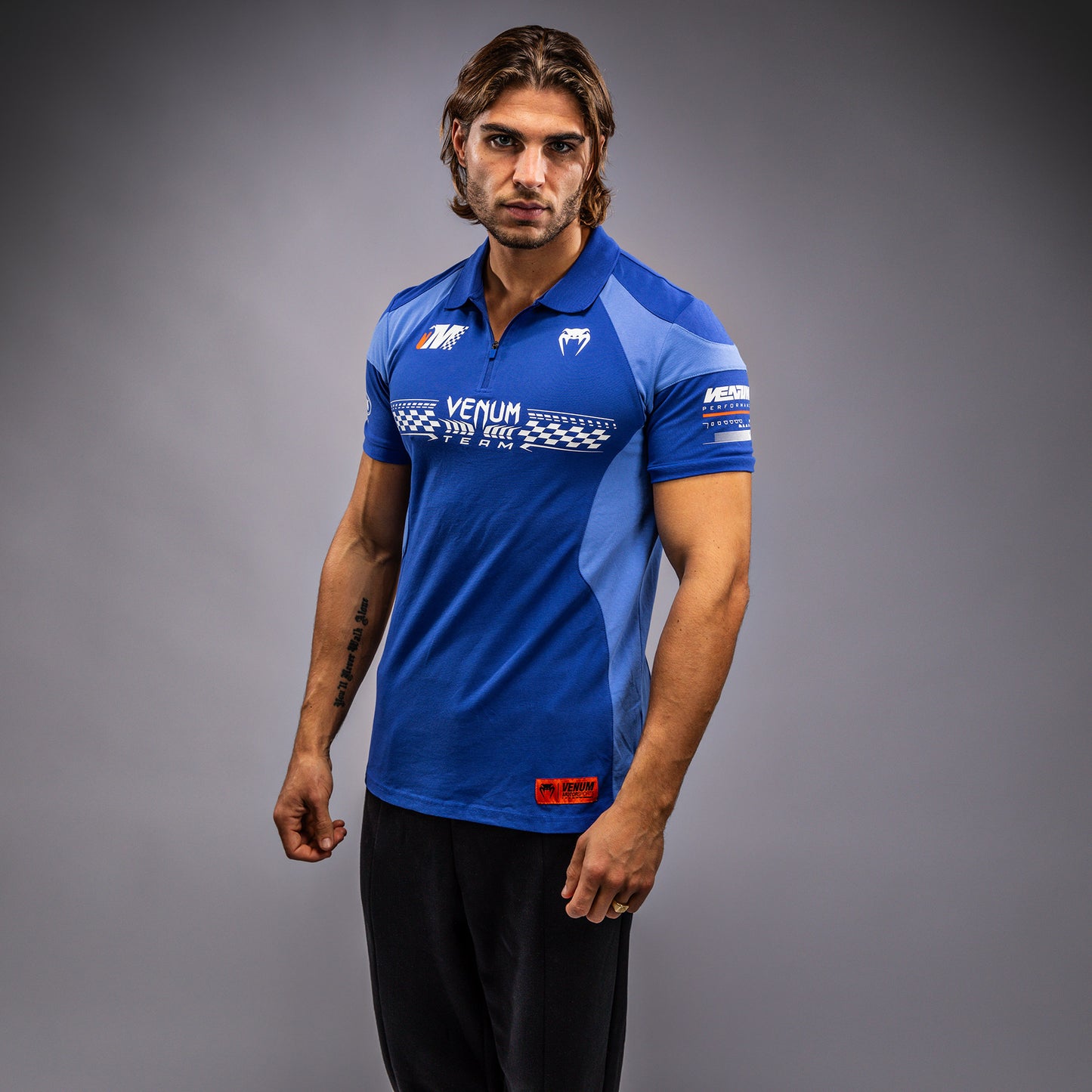 Venum Motorsport Polo in Cotone - Blu Royal