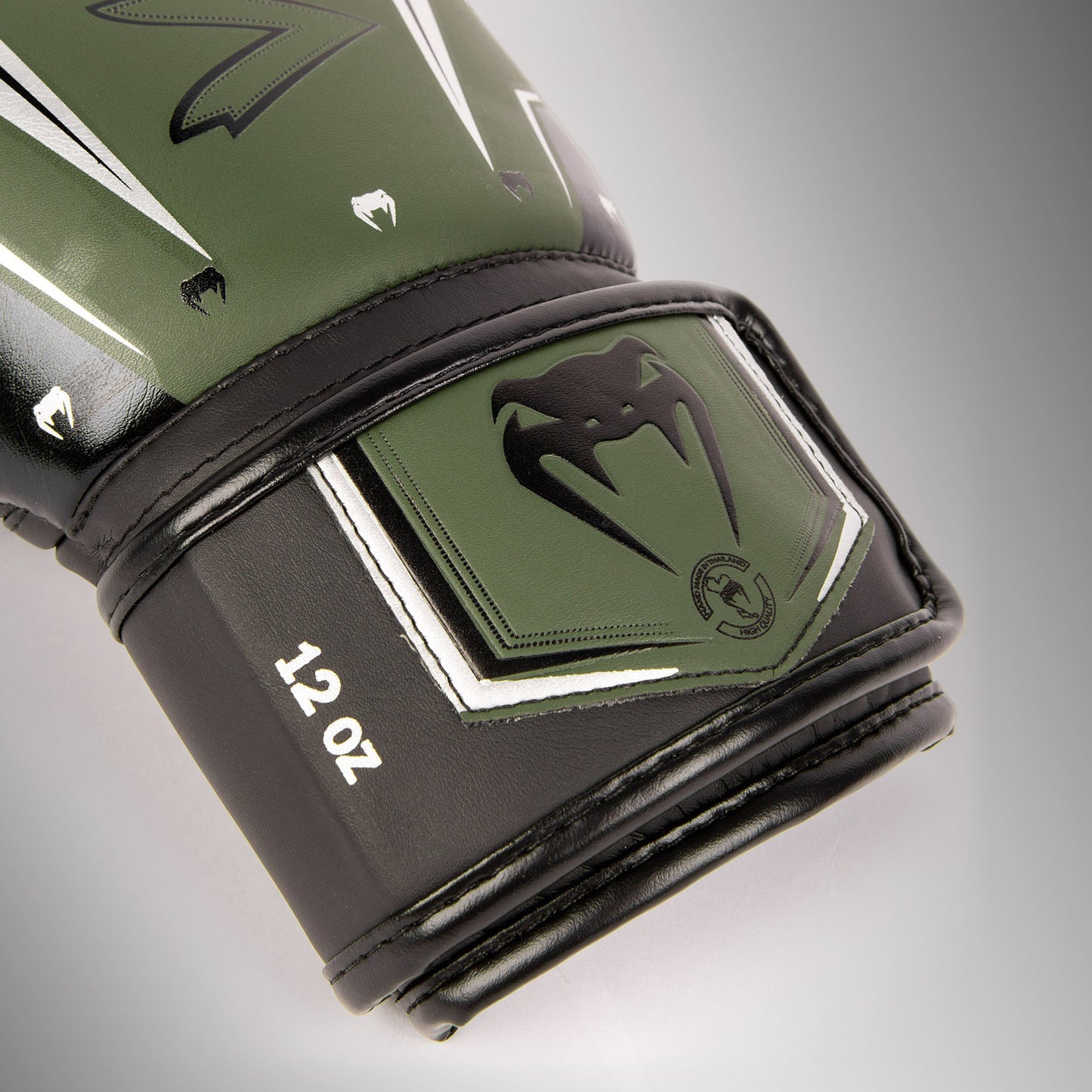 Guantoni da boxe Venum Elite Evo - Kaki/Argento
