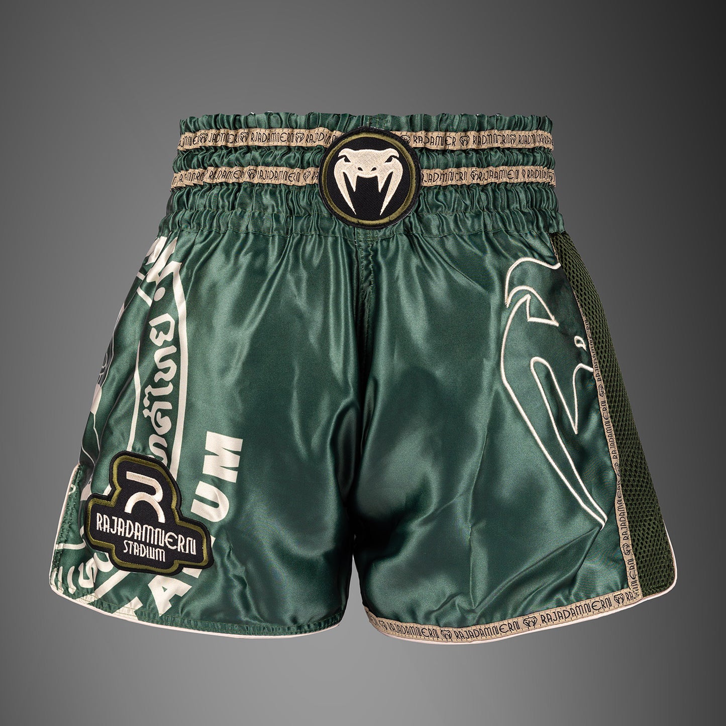 Venum x Rajadamnern Pantaloncini Muay Thai - Verde Militare