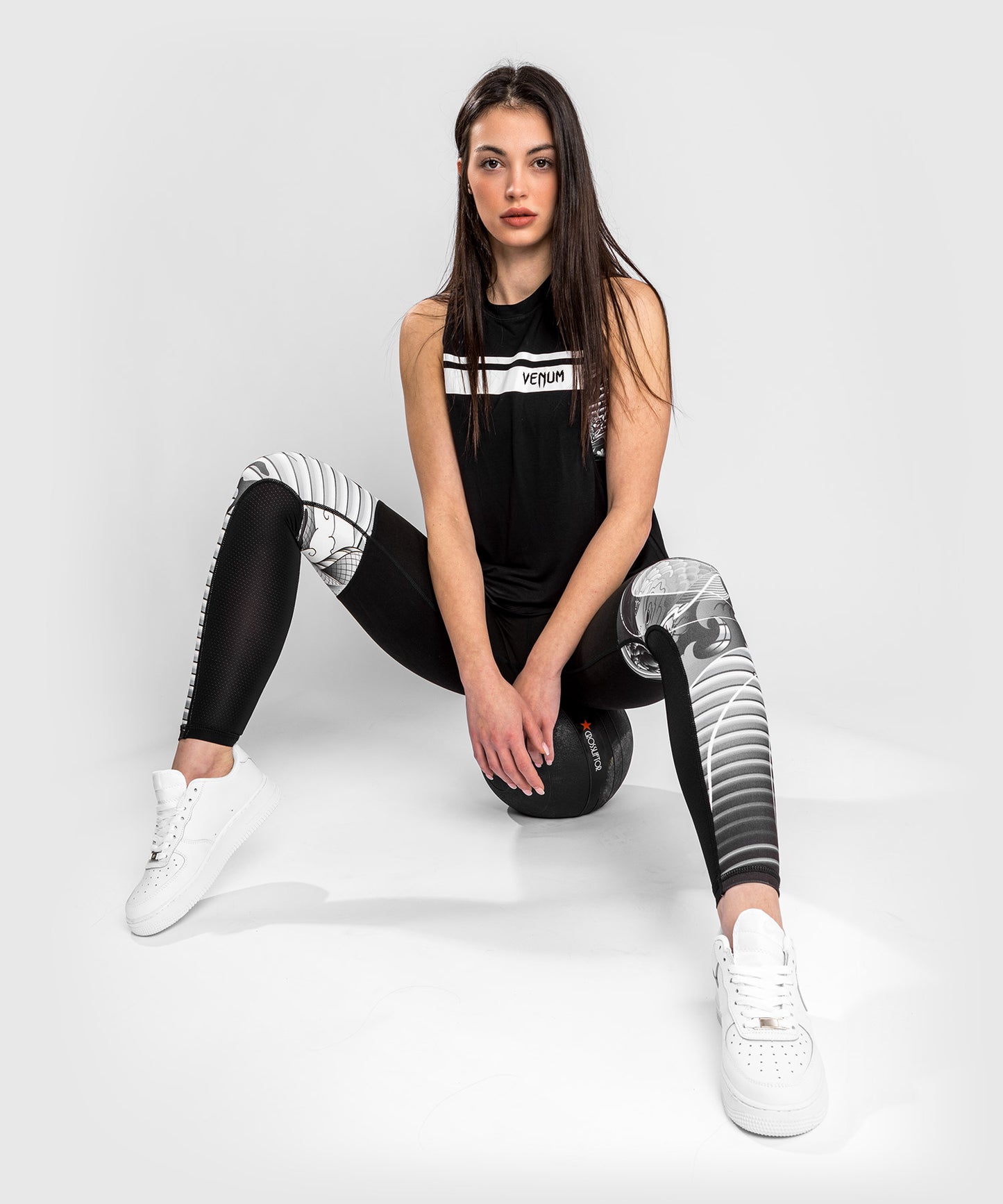 Venum YKZ21 Canotta - Per Donna - Nero/Bianco