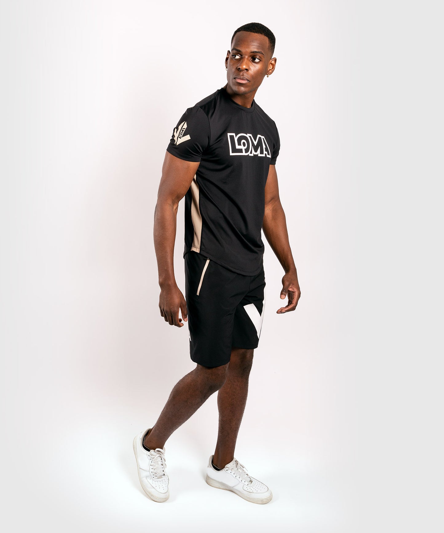 Venum Origins Dry-tech T-Shirt - Nero/Bianco