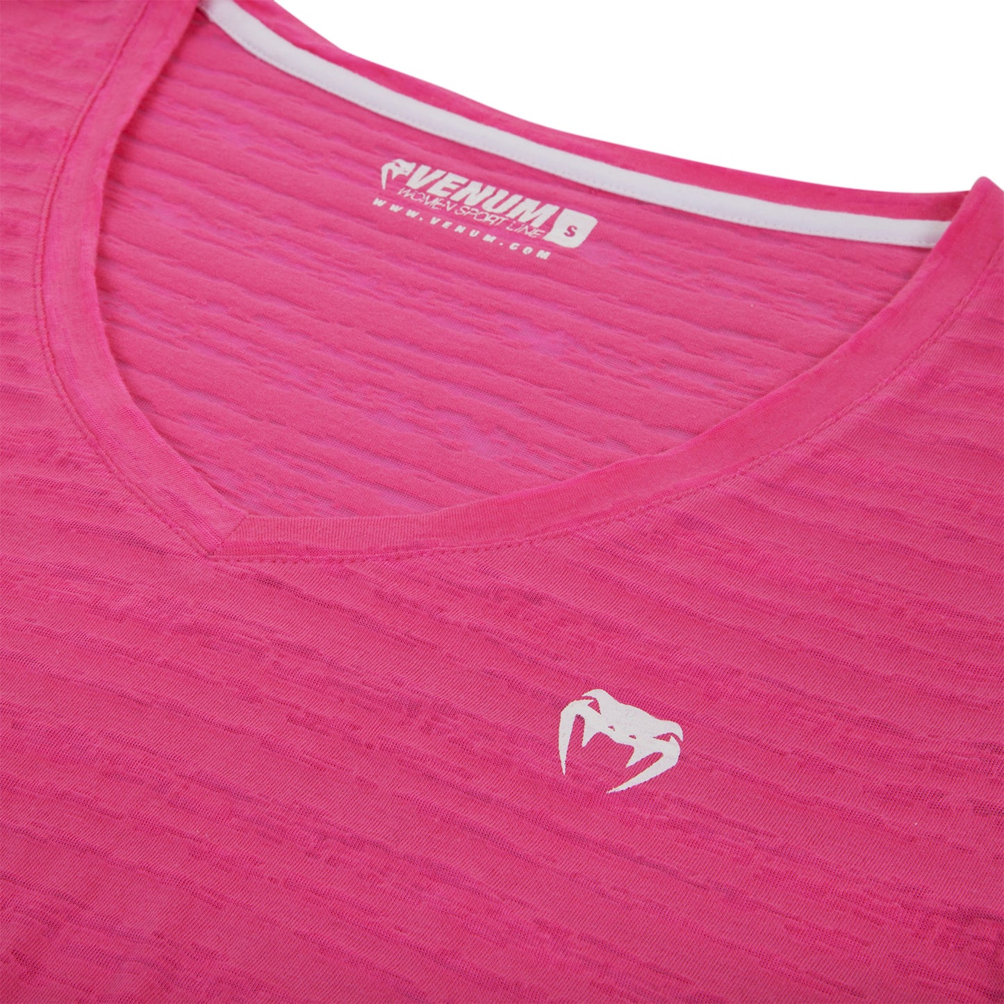 T-shirt Con Collo Venum Essential - Rosa