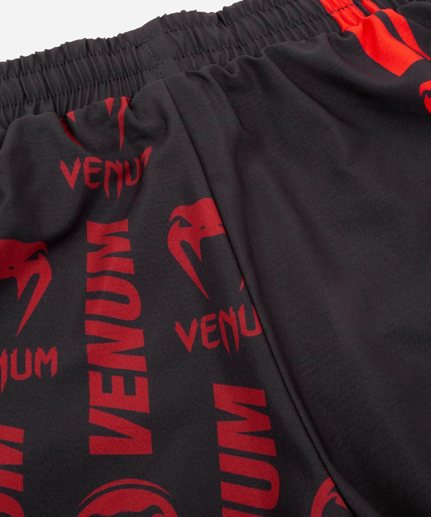 Pantaloncini Palestra Venum Logos - Nero/Rosso