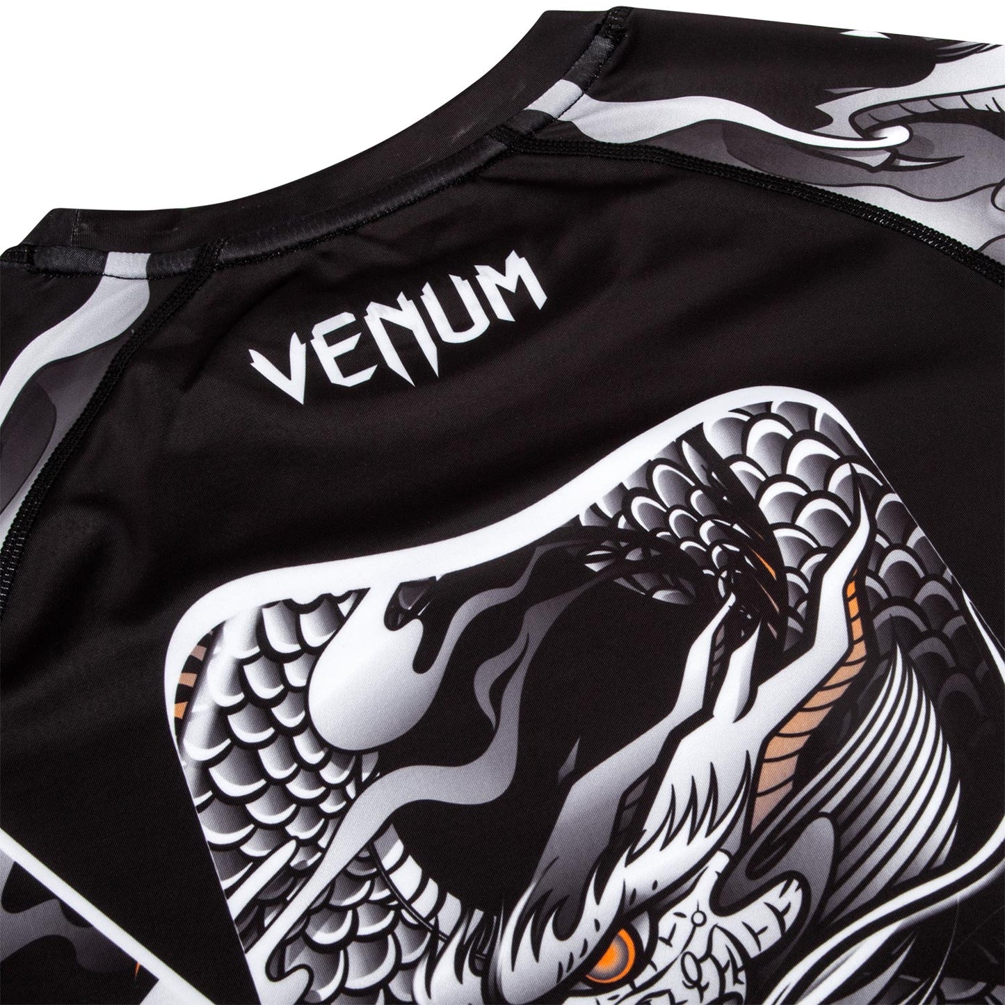 Flight Rashguard Venum Dragon's Flight - Maniche lunghe - Nero/Bianco