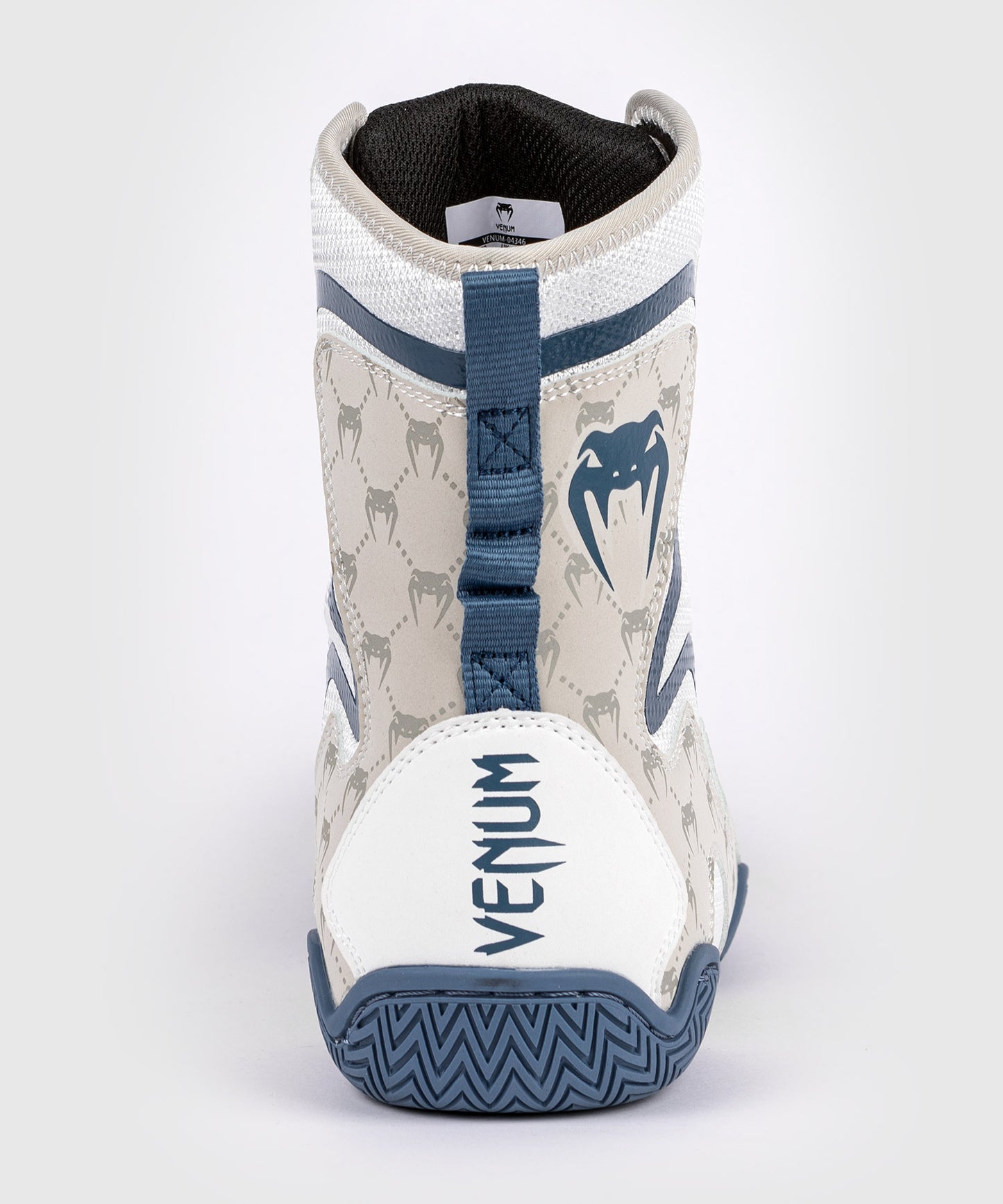 SCARPE DA BOXE VENUM ELITE EVO MONOGRAM – BIANCHE/BLU