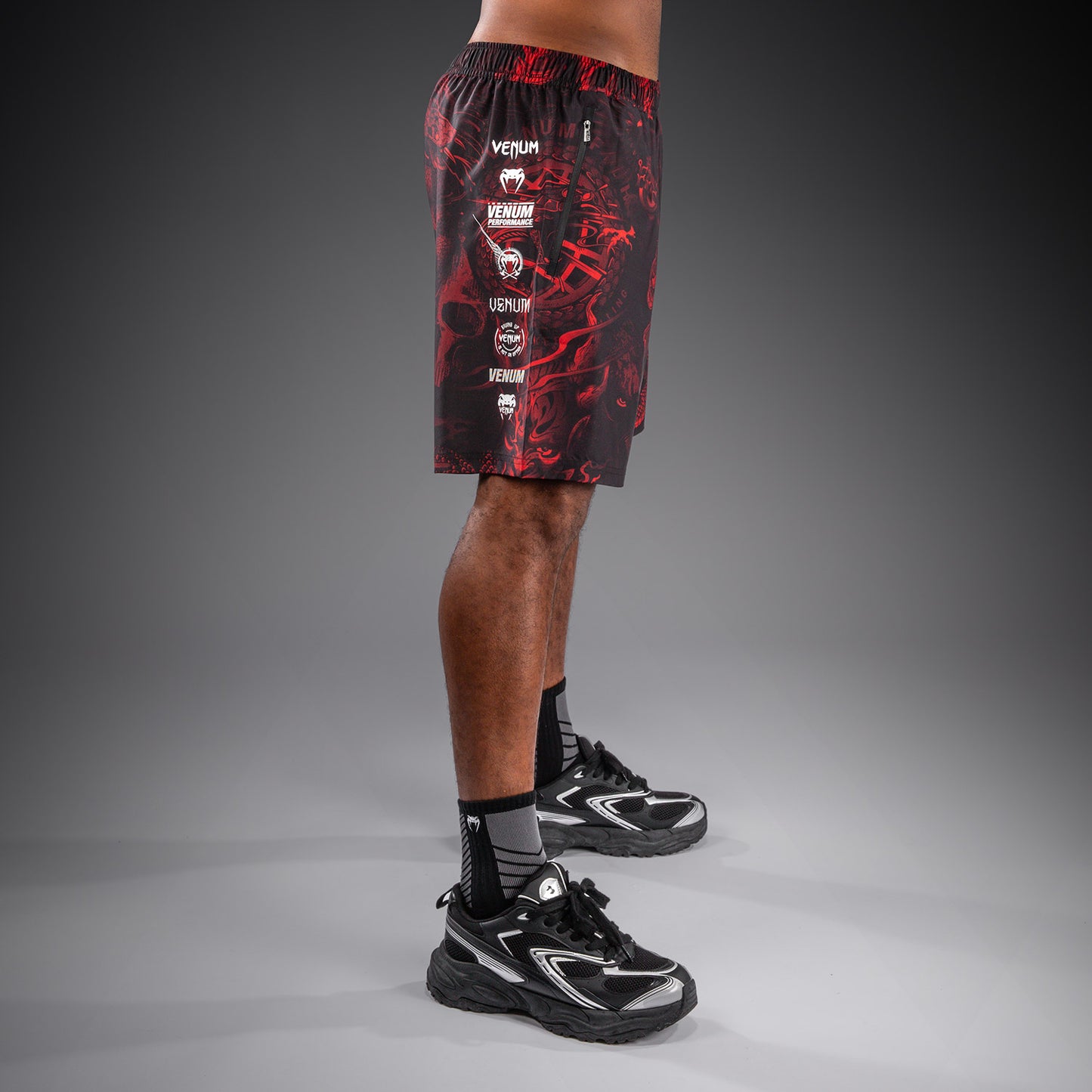 Venum 20th Anniversary Pantaloncini da Allenamento - Nero/Rosso