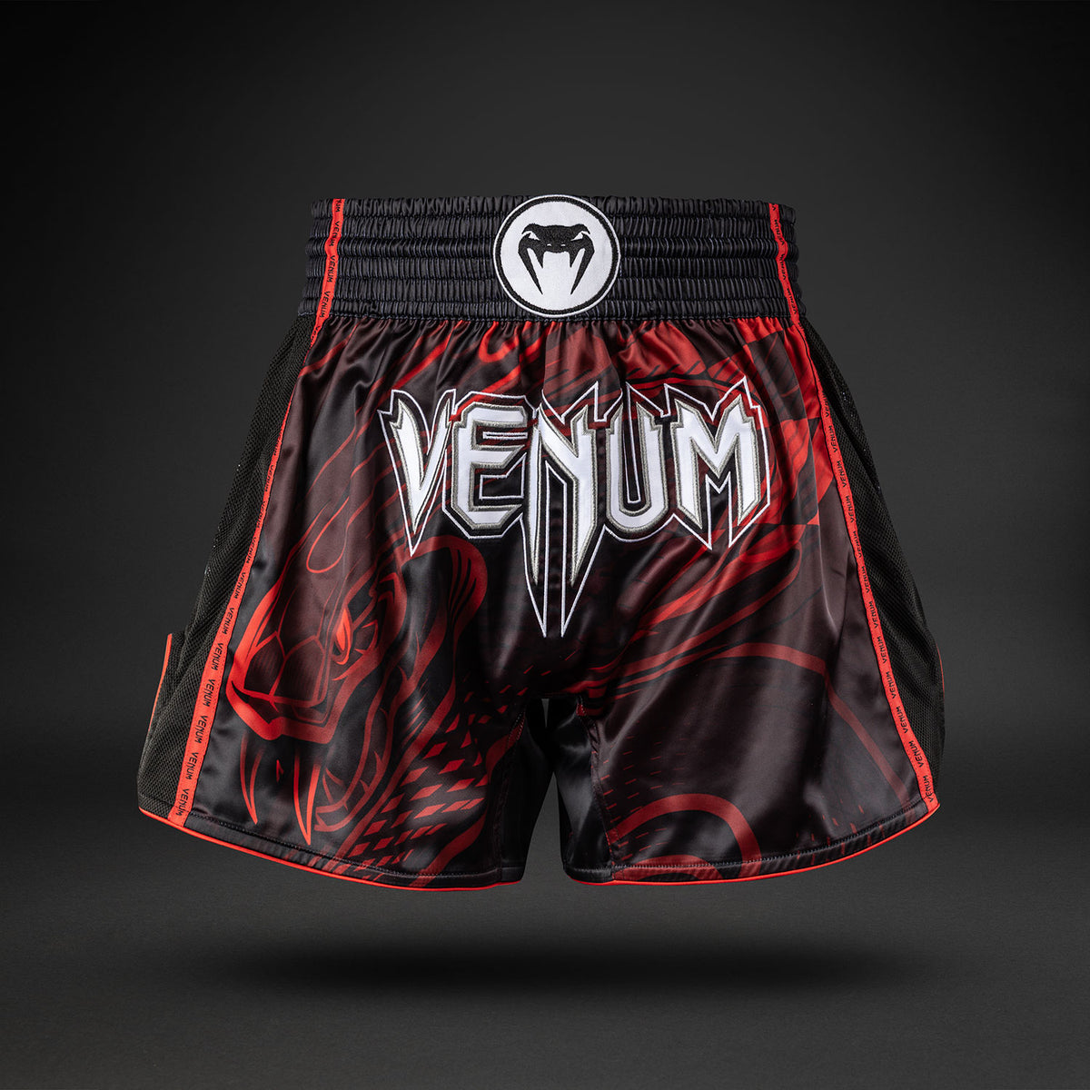 Venum Crimson Viper 2.0 Pantaloncini da Muay Thai - Nero/Rosso