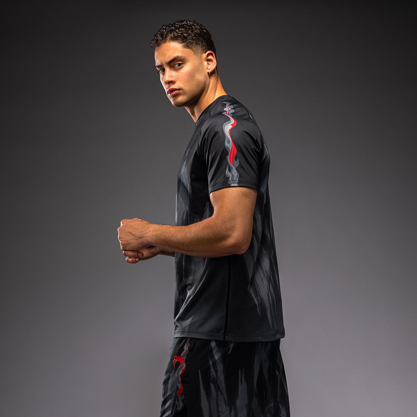 Venum Demon T-shirt Dry Tech - Nero/Grigio