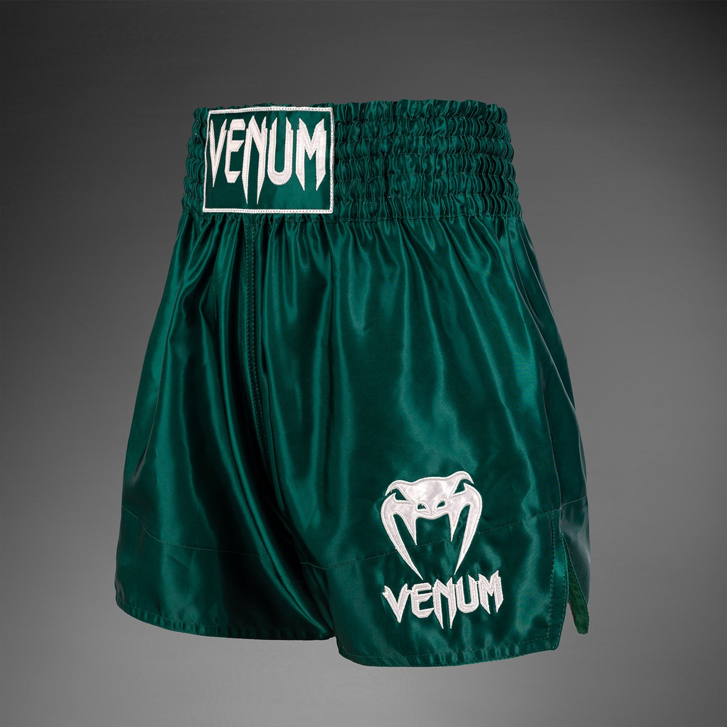 Venum Classic Pantaloncini da Muay Thai - Verde bosco