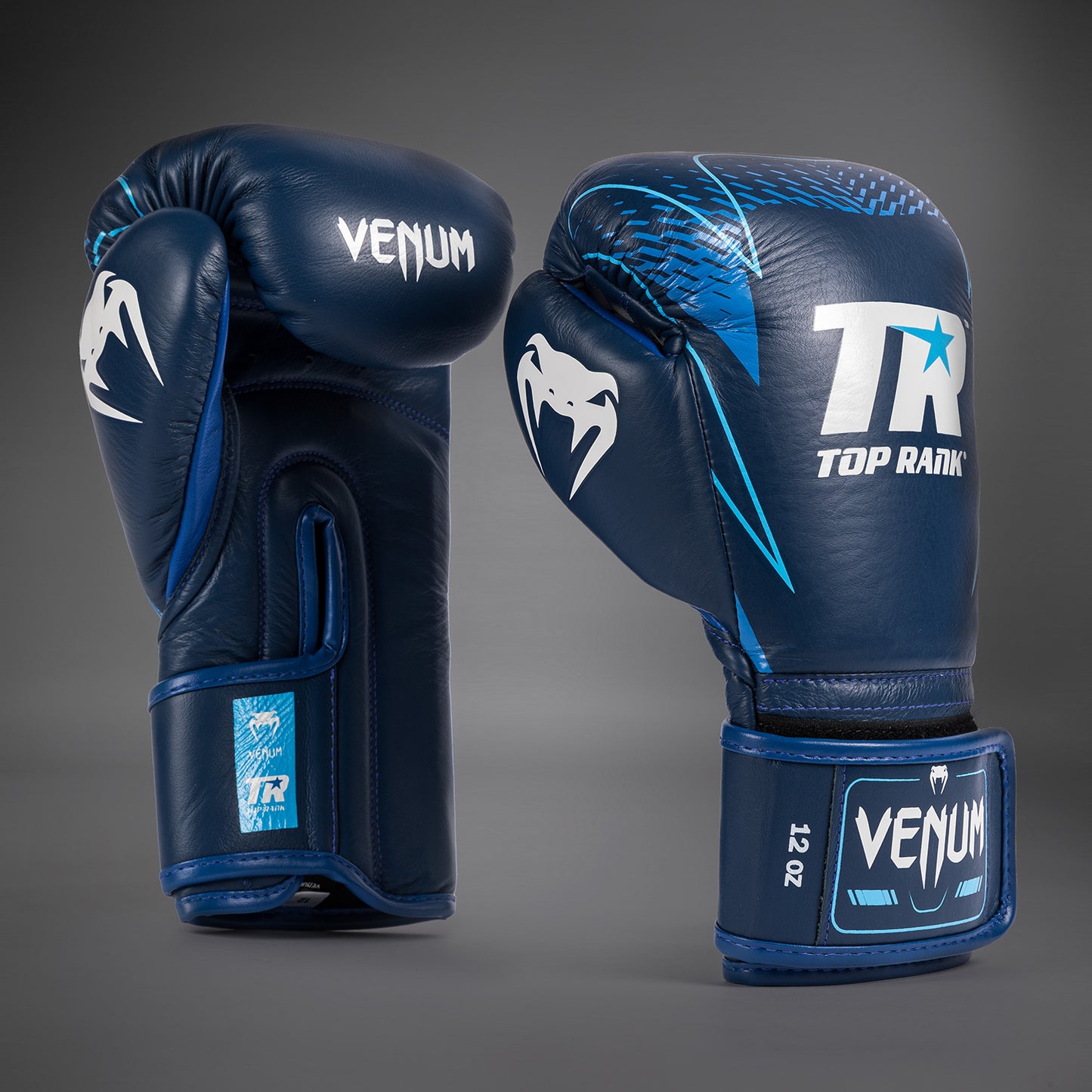 Venum x Top Rank Original Guanti da Boxe Hammer - Blu Navy