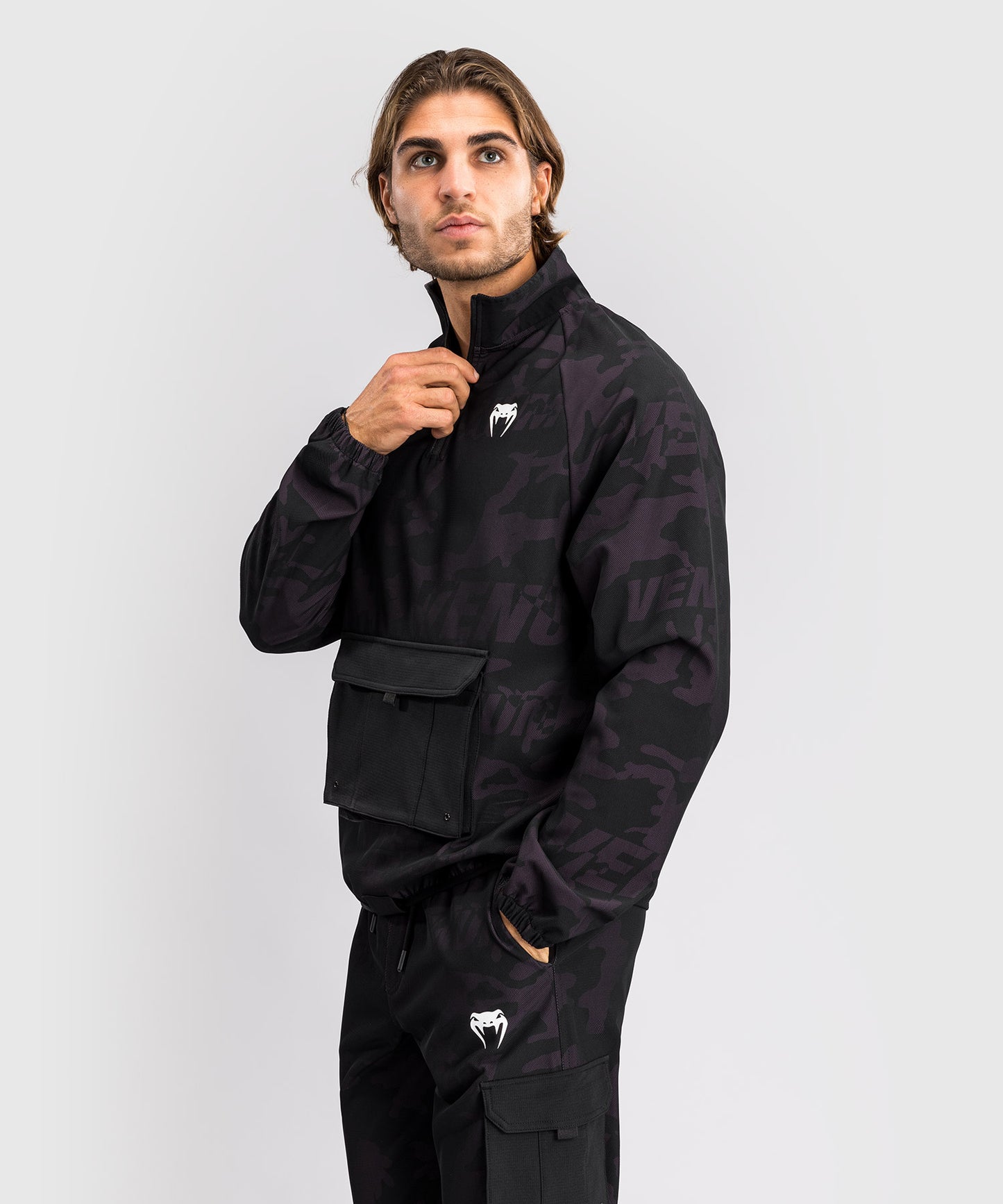 Venum Trooper Giacca della Tuta da Uomo - Nero / Viola
