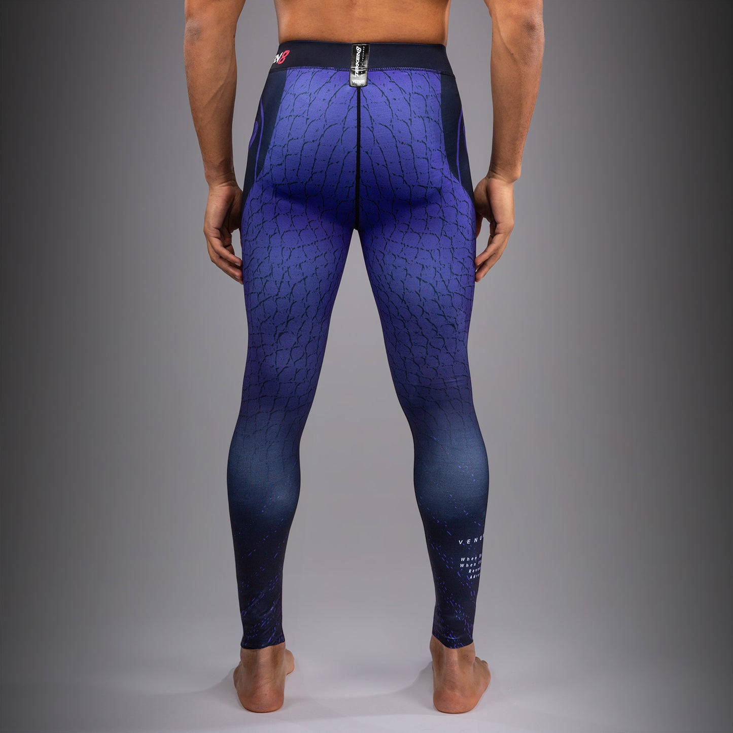 Venum x TEKKEN 8 Spats - Kazuya - Nero/Blu