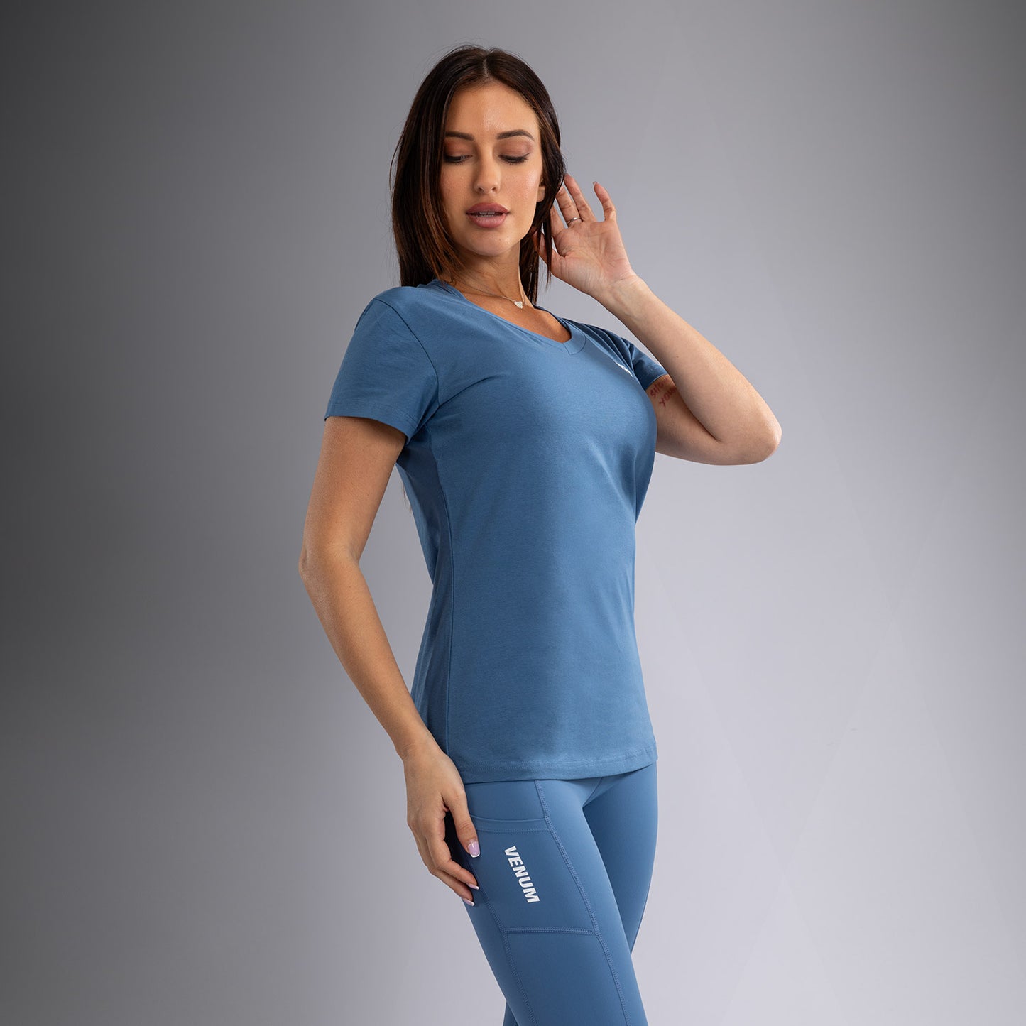 Venum Essential Maglietta da Donna - Blu Tempesta