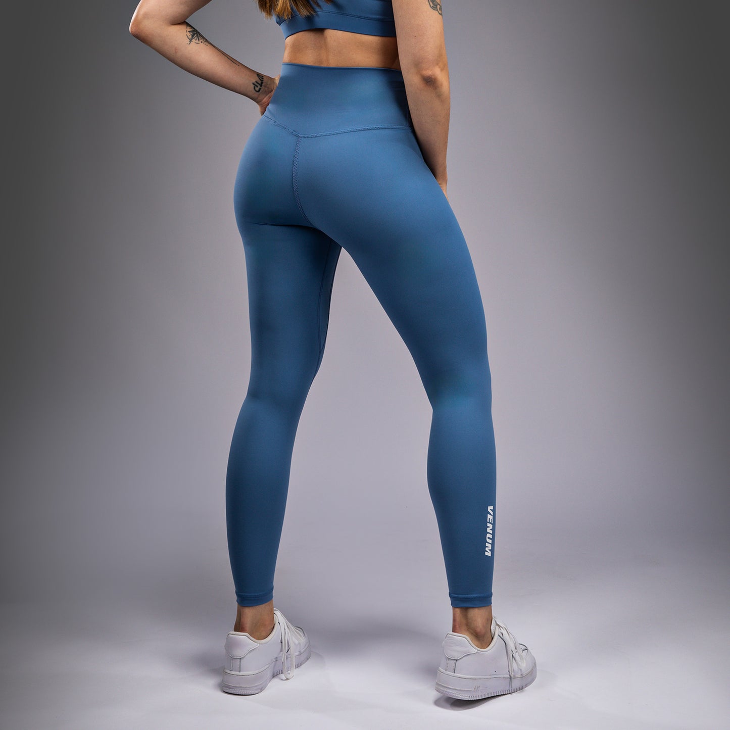 Venum Essential Leggings da Donna - Blu Tempesta