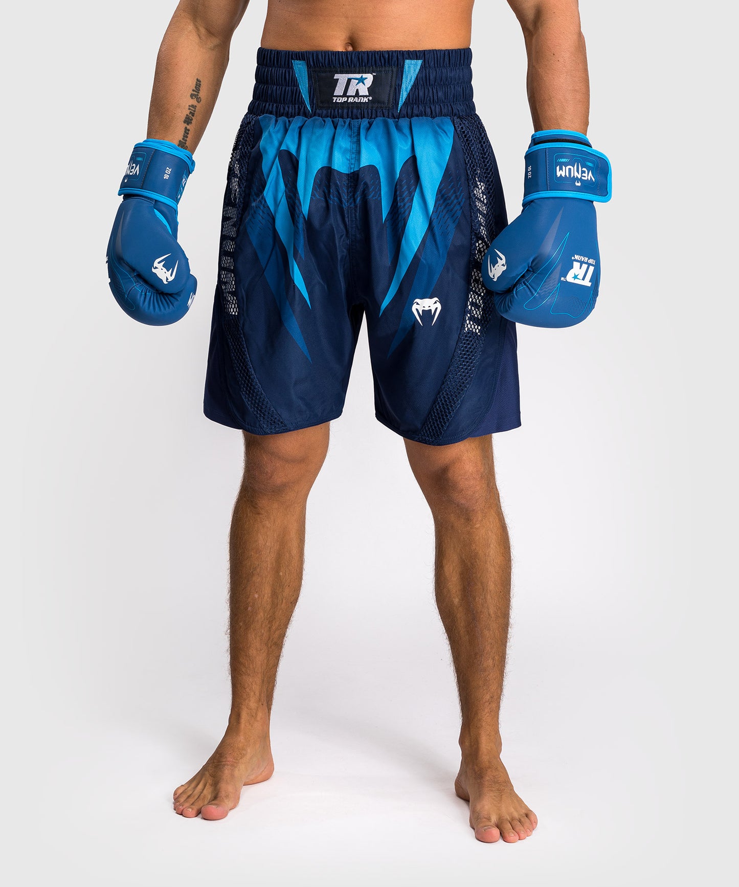 Venum x Top Rank Original Pantaloncini da Boxe da Uomo - Blu Navy