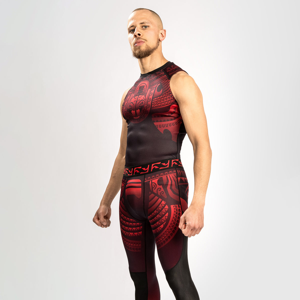 Venum Nakahi Rashguard Senza Maniche - Nero/Rosso
