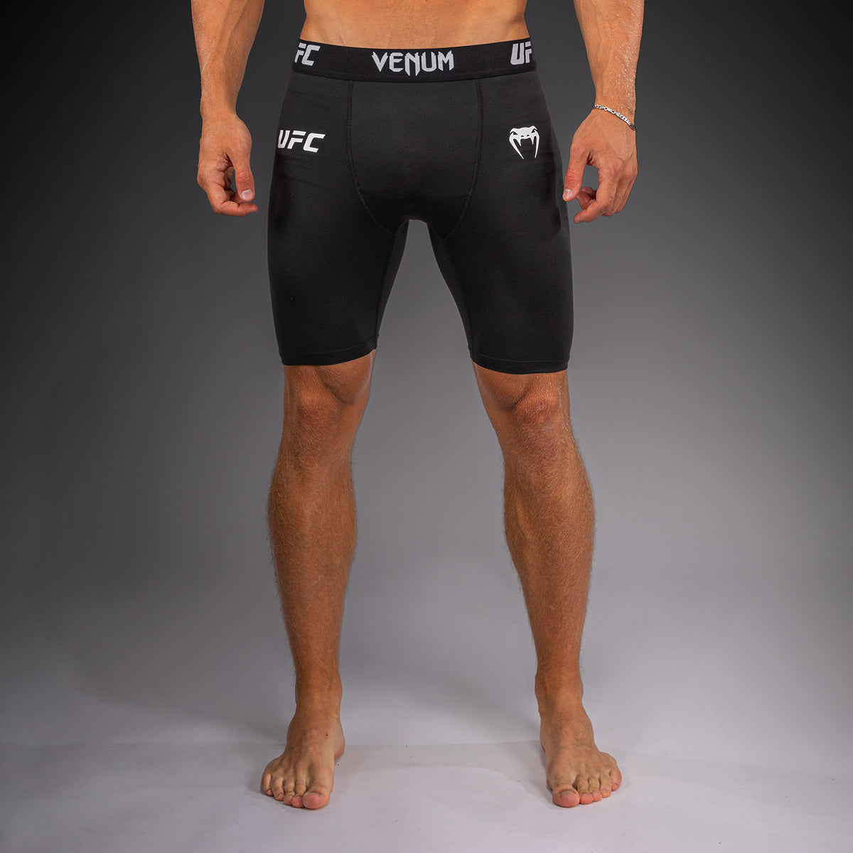 Venum UFC Unity by Venum Authentic Fight Week Pantaloncini a Compressione Tecnici da Uomo - Nero