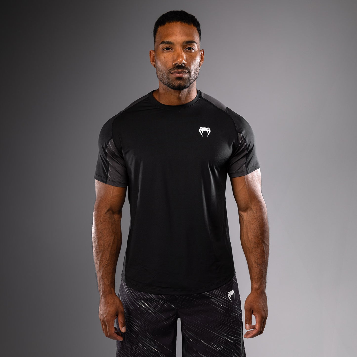 Venum Rapid Maglia Dry-Tech - Nero/Grigio Tempesta