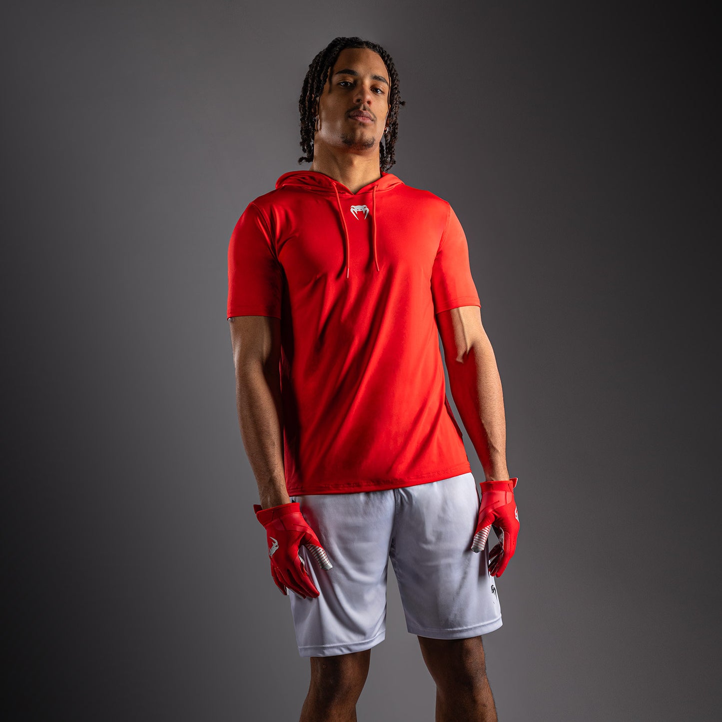 Venum Elite Felpa Dry-Tech a Maniche Corte - Rosso