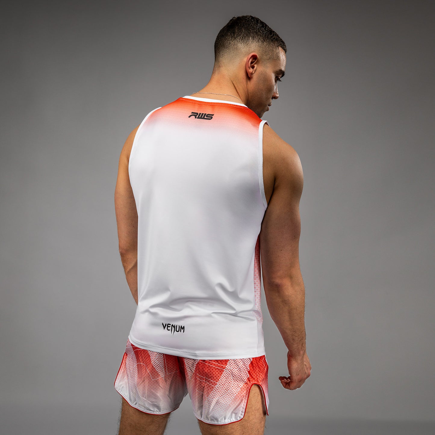 Venum x RWS 2.0 Canotta Dry-Tech da uomo – Bianco/Rosso