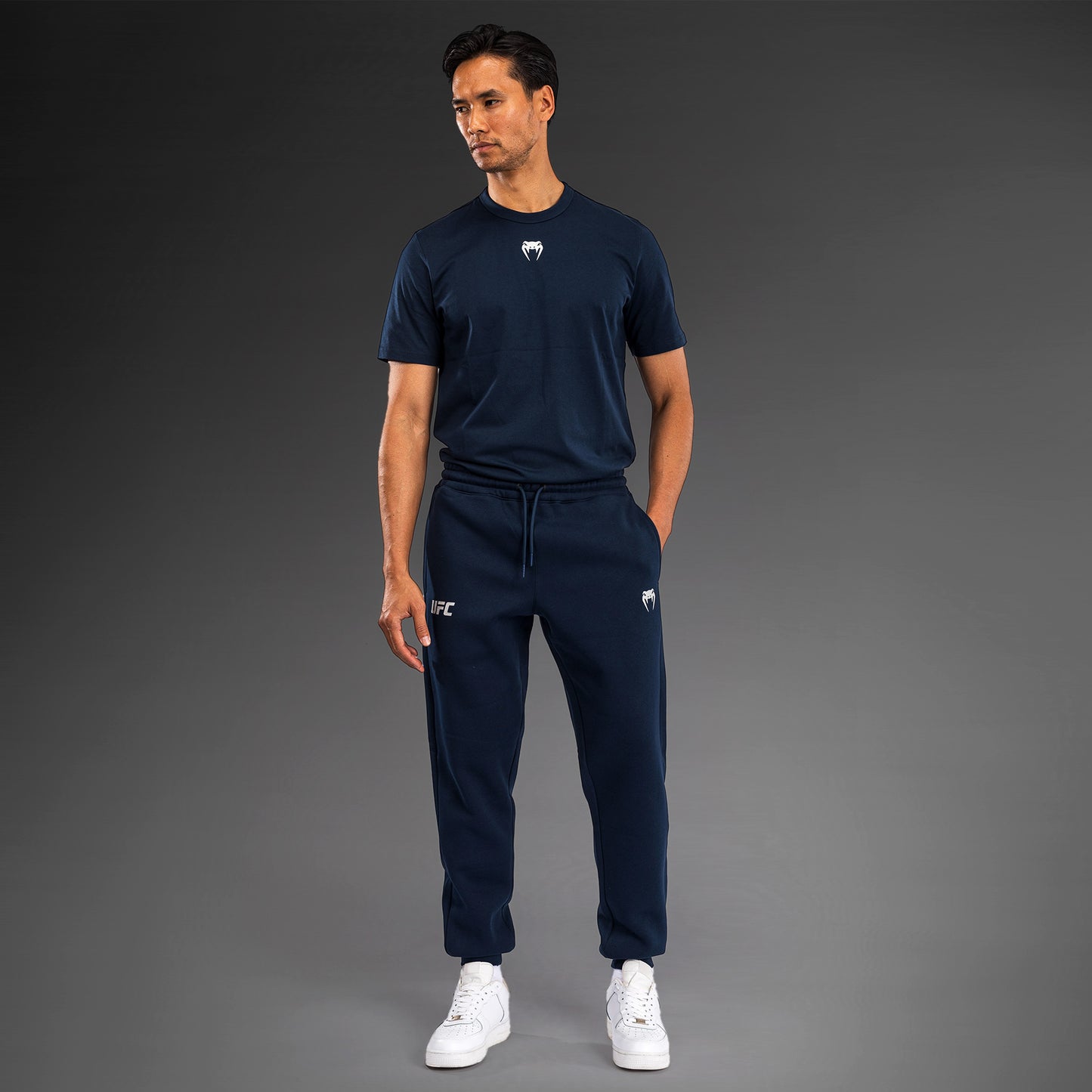 UFC Fusion by Venum Fight Week Pantaloni in Cotone per Uomo - Blu oceanico
