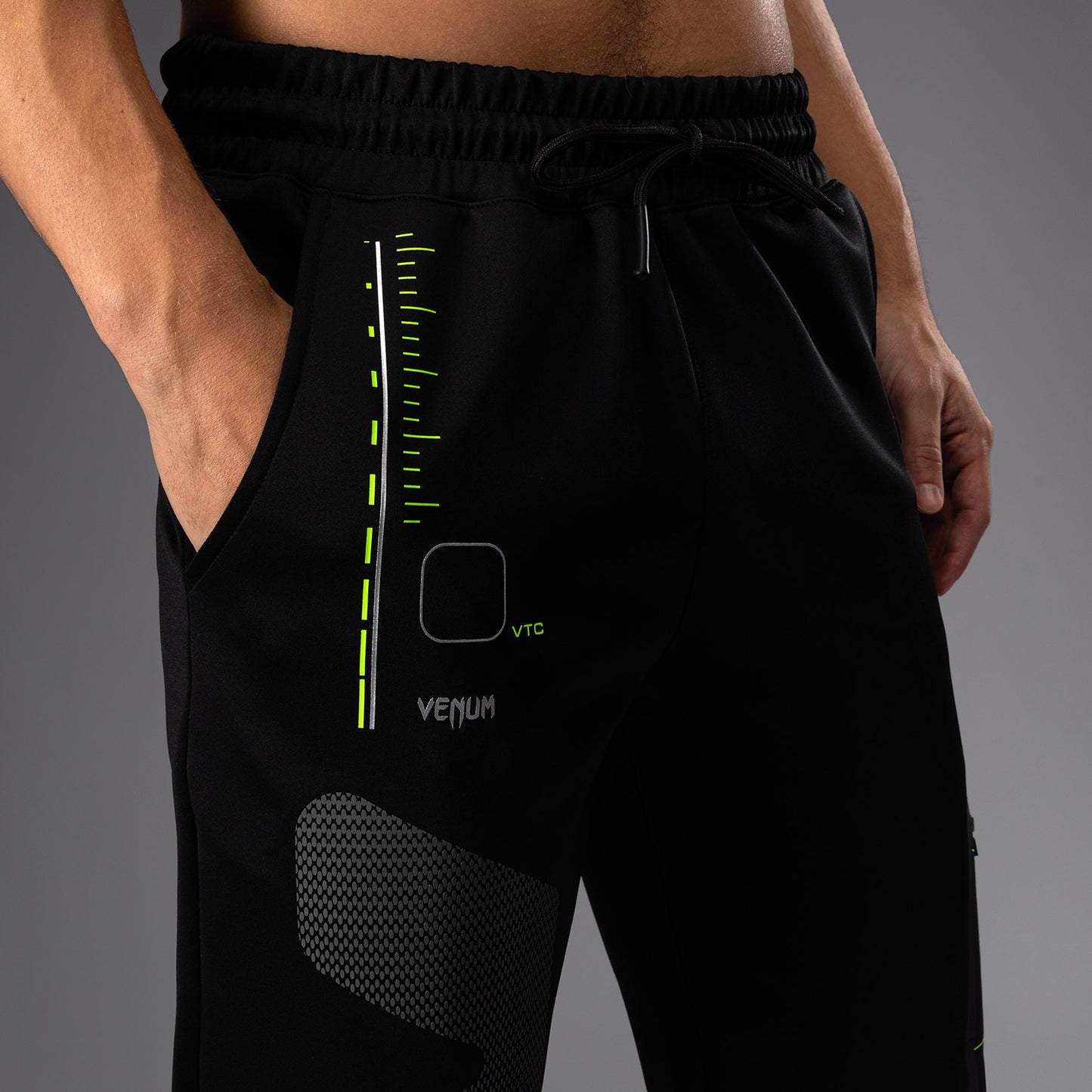 Venum Training Camp 4.0 Joggers - Nero/Neon Green