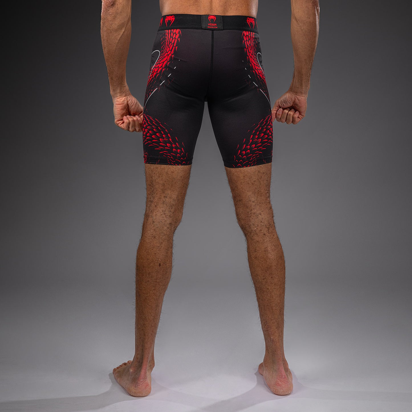 Venum Matupa Pantaloncini a Compressione - Nero/Rosso/Argento