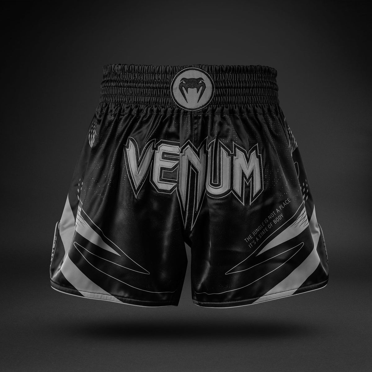 Venum Amazonia Reborn Pantaloncini da Muay Thai - Nero/Grigio