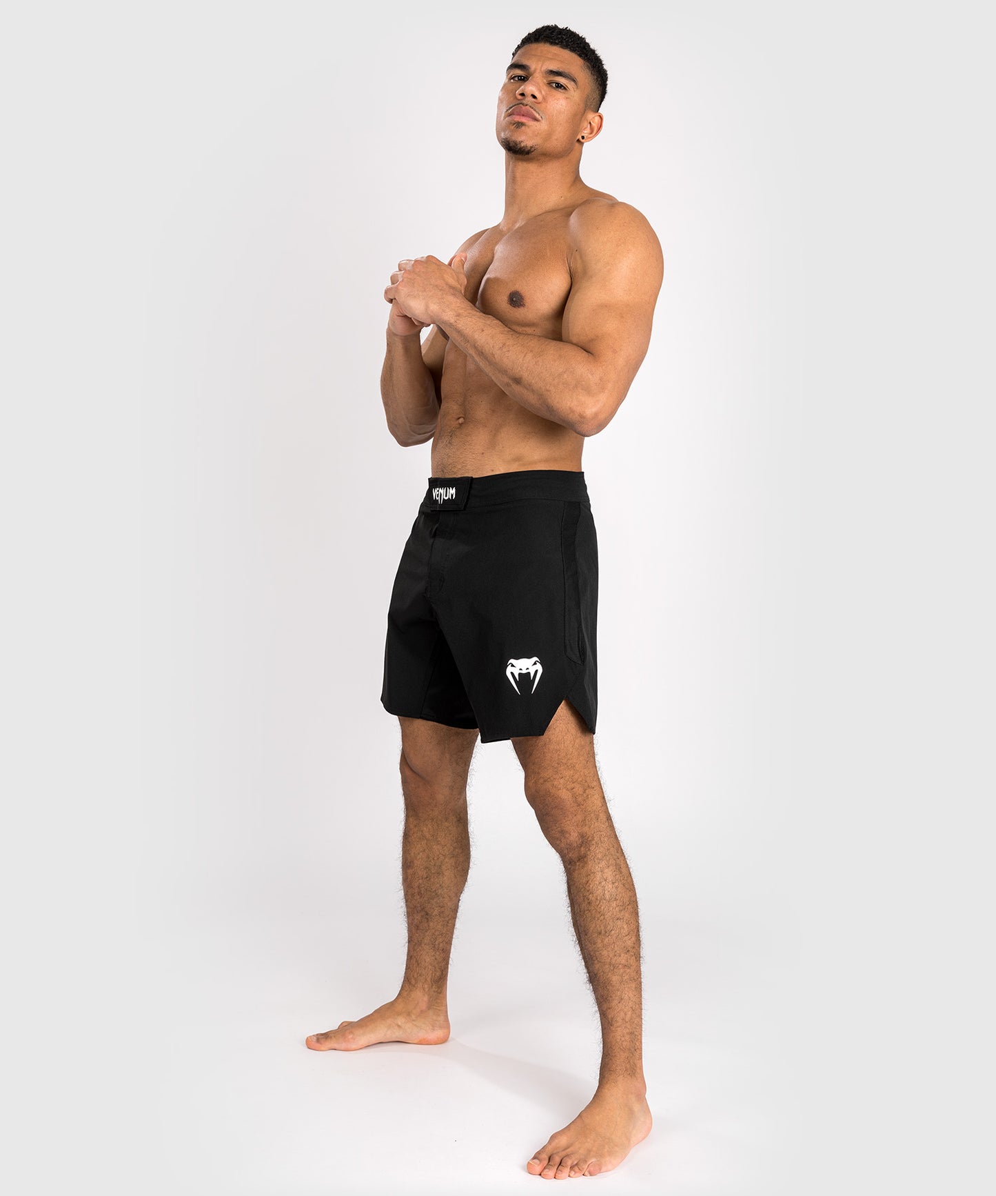 Venum Contender Pantaloncini da combattimento da uomo - Nero/Bianco