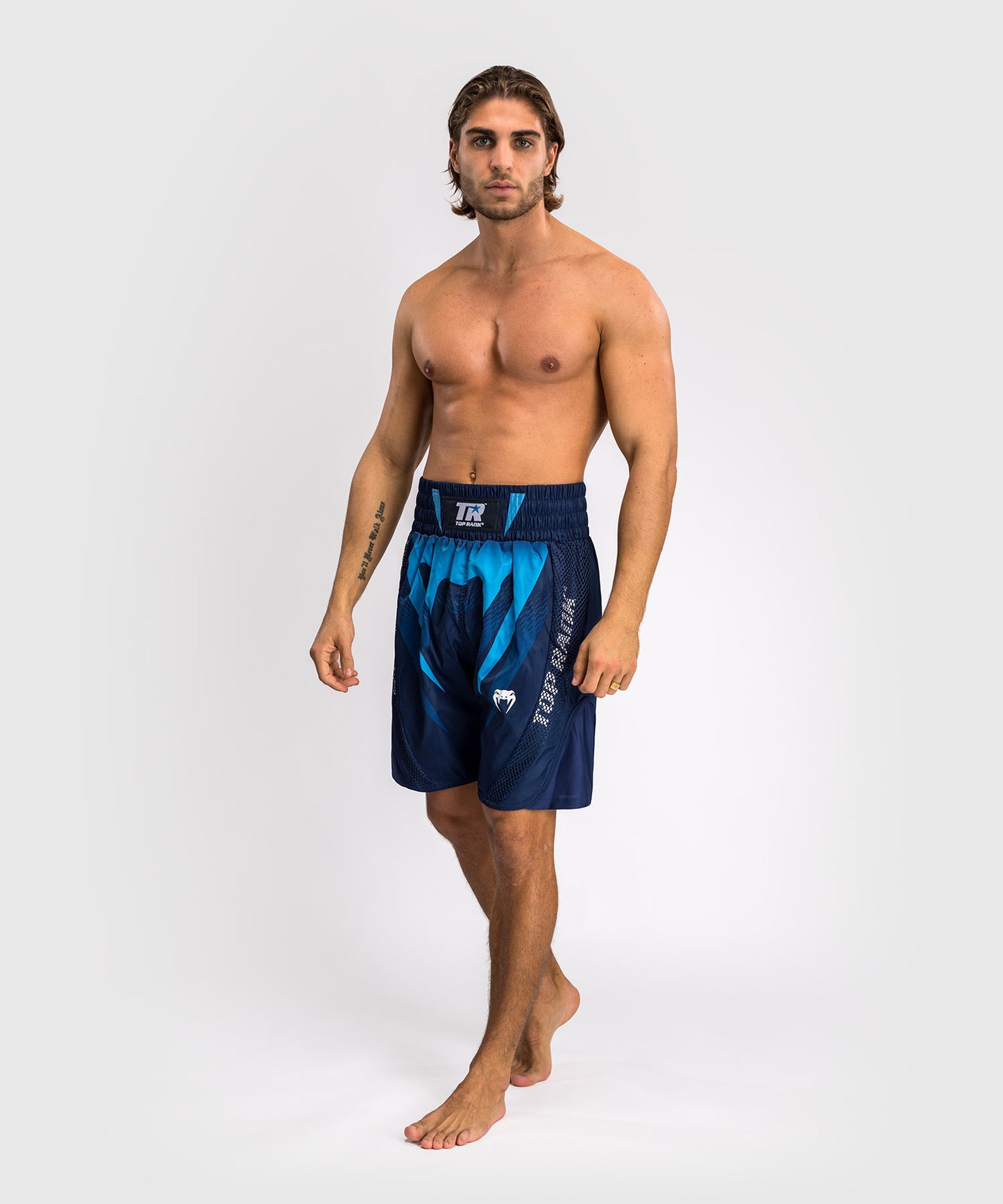 Venum x Top Rank Original Pantaloncini da Boxe da Uomo - Blu Navy