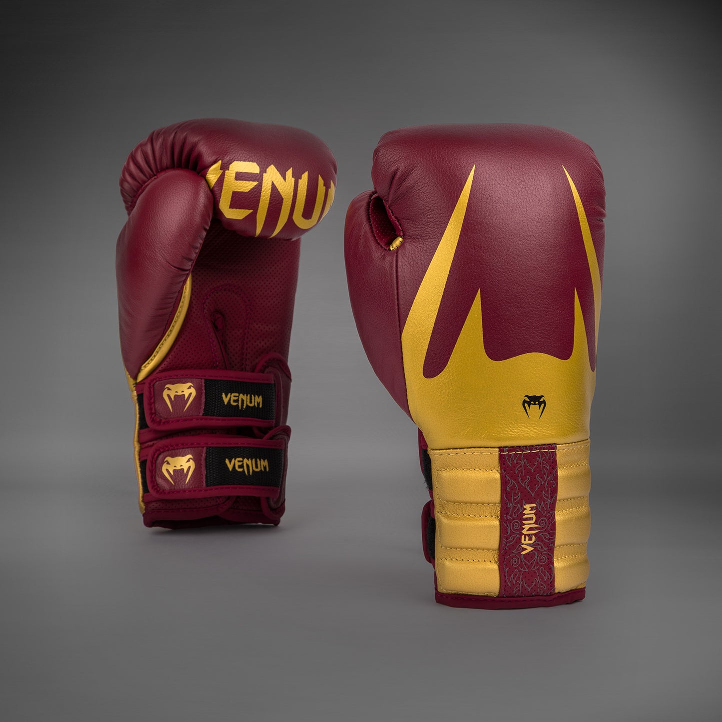 Venum Reverso Guanti da Boxe - Rosso Ciliegia/Oro