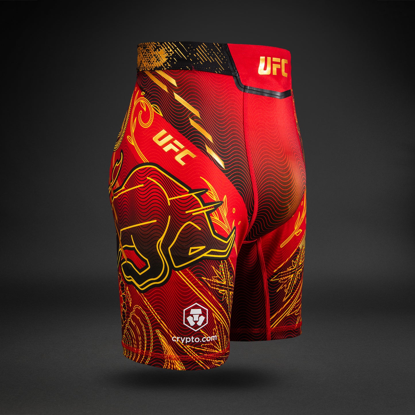 UFC Unrivaled by Venum Ilia Topuria Pantaloni Vale Tudo Uomini - Rosso