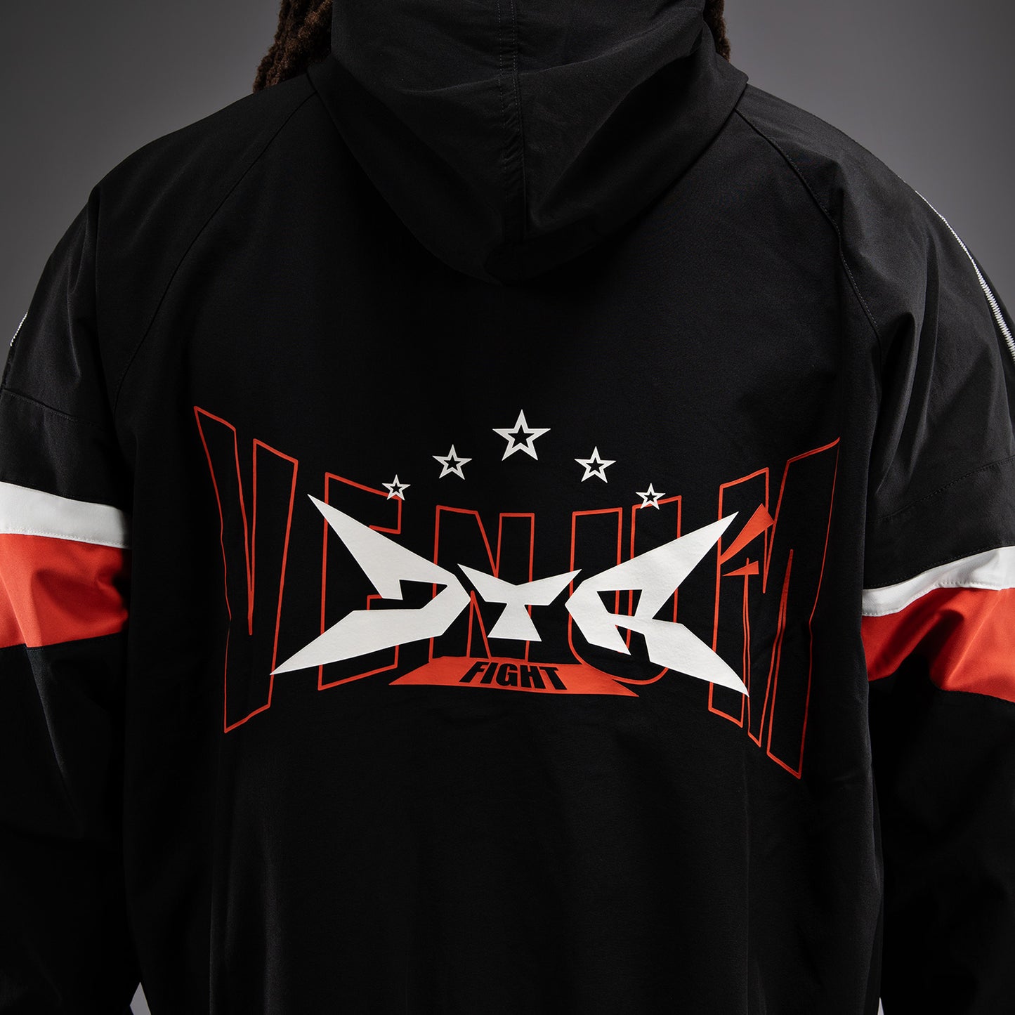 Venum x DTR Fight Attack 90 Giacca Tuta - Nero/Arancio