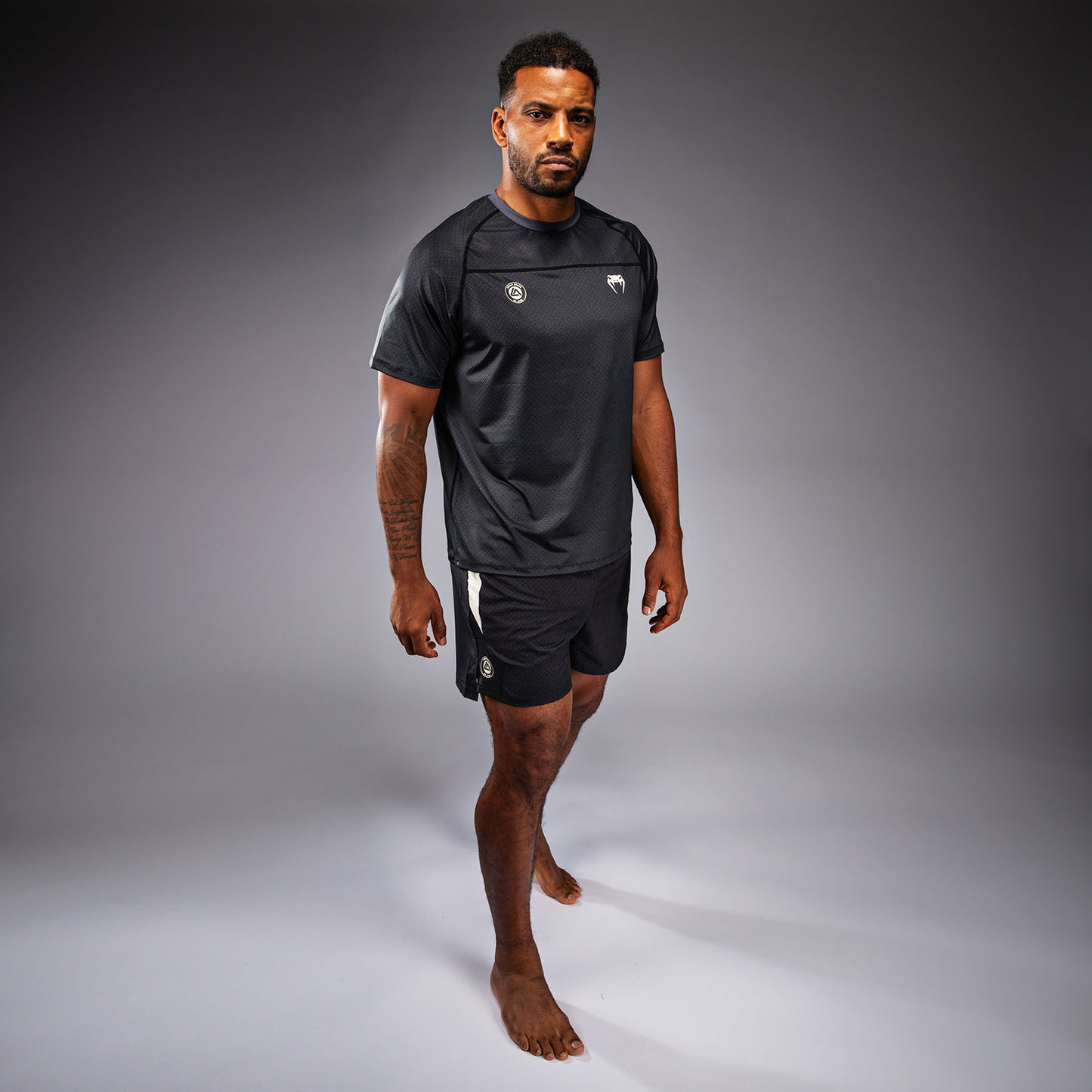 Venum x Roger Gracie Academy Maglietta Dry Tech - Nero