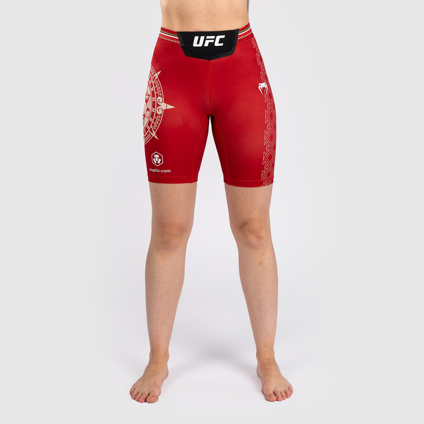 Noche UFC by Venum Authentic Fight Night Pantaloncini Vale Tudo da donna - Taglio lungo - Rosso