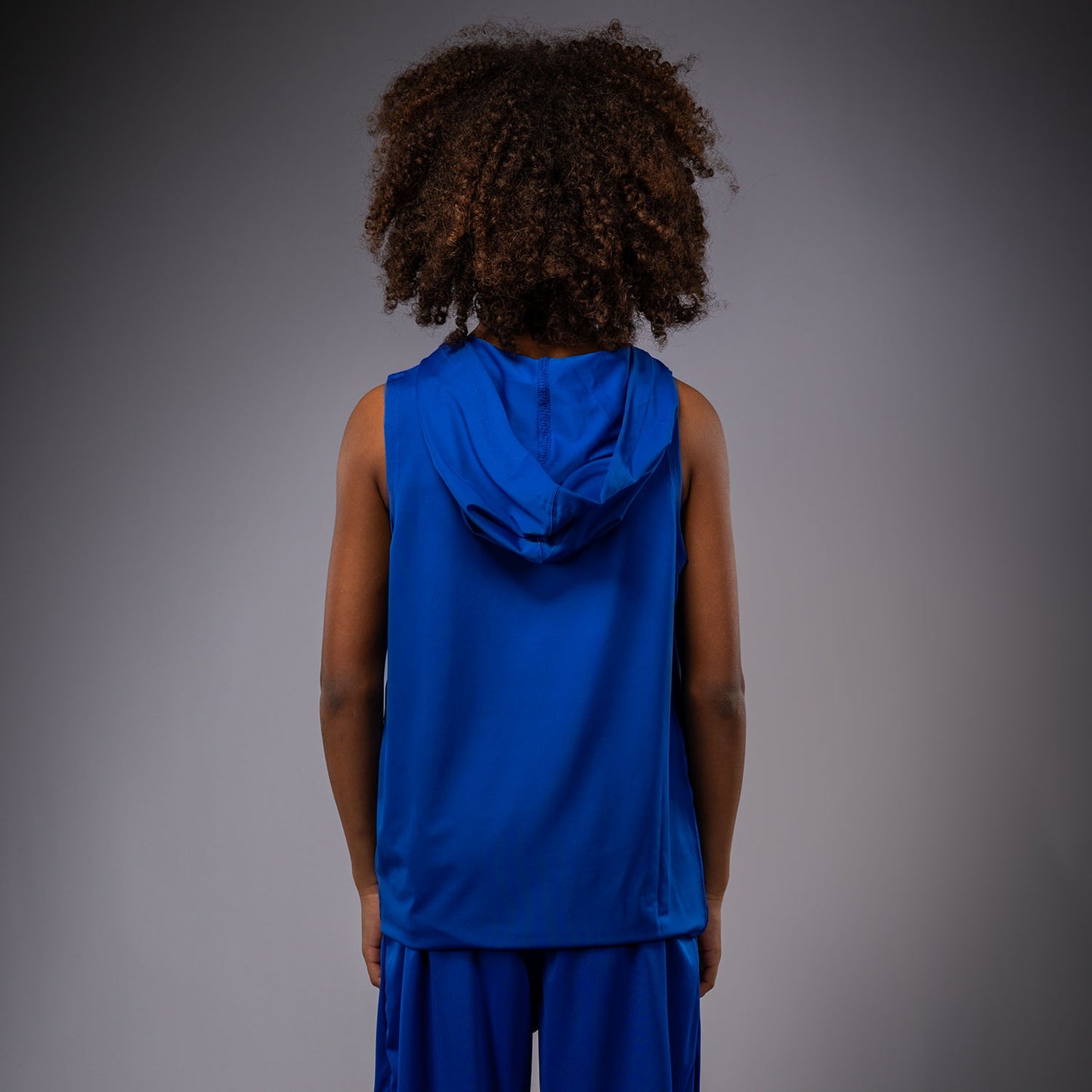 Venum Elite Felpa con Cappuccio Senza Maniche Dry-Tech per Bambini - Blu Reale