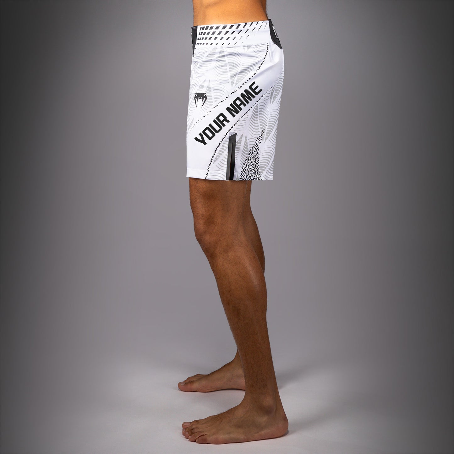 UFC Zenith by Venum Authentic Fight Night Pantaloncini da combattimento Fit corto Uomo Personalizzato - Bianco
