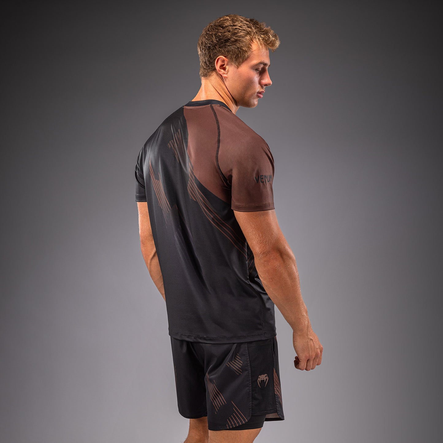 Venum No-Gi 6.0 Maglietta Dry Tech - Nero/Marrone