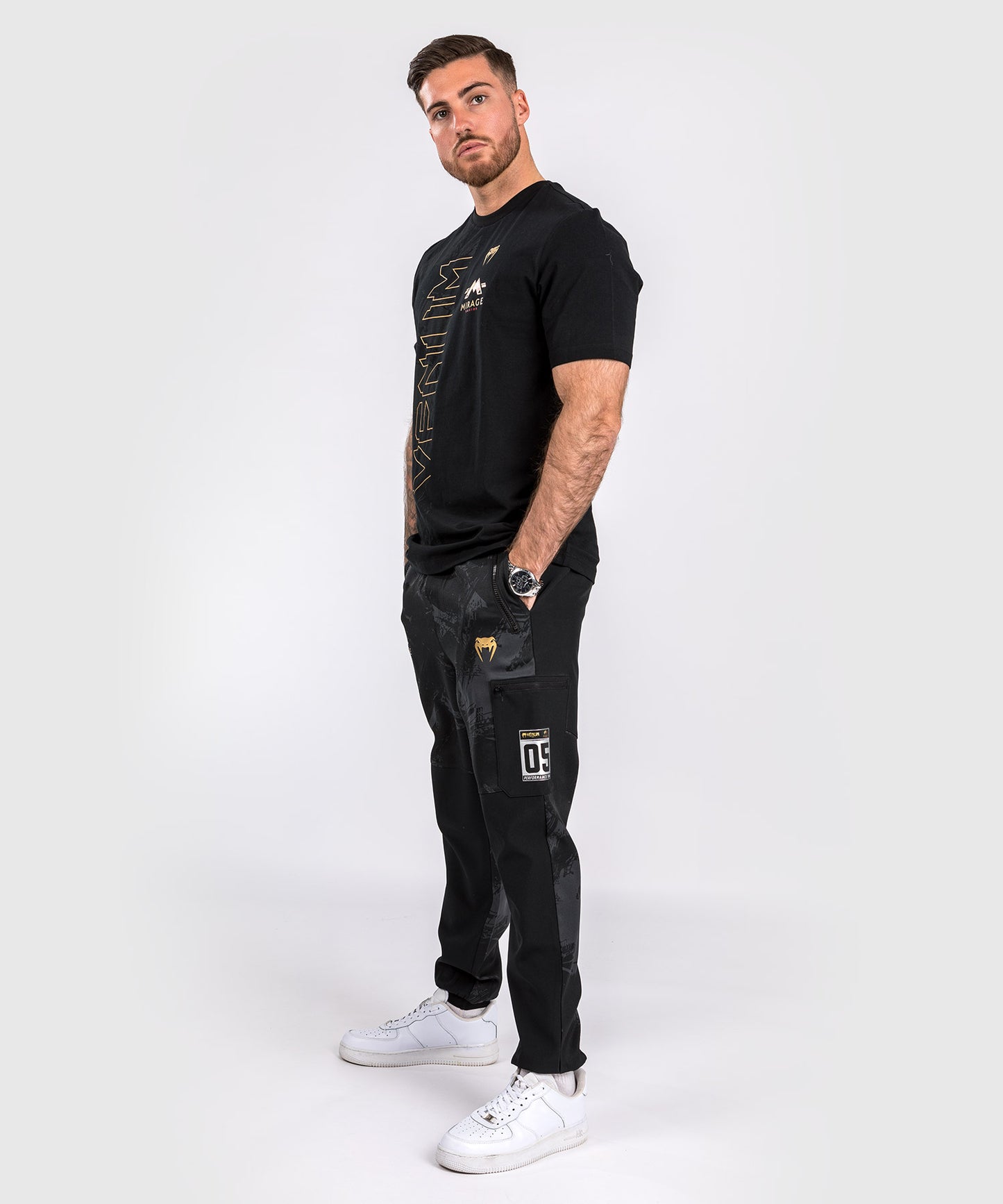 Venum x Mirage Pantaloni da corsa - Nero/Oro