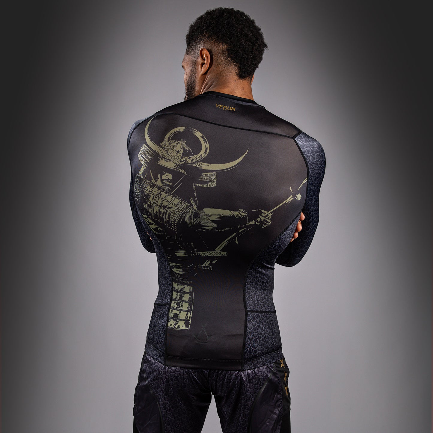 Venum x Assassin’s Creed Shadows Rashguard a maniche lunghe - Nero