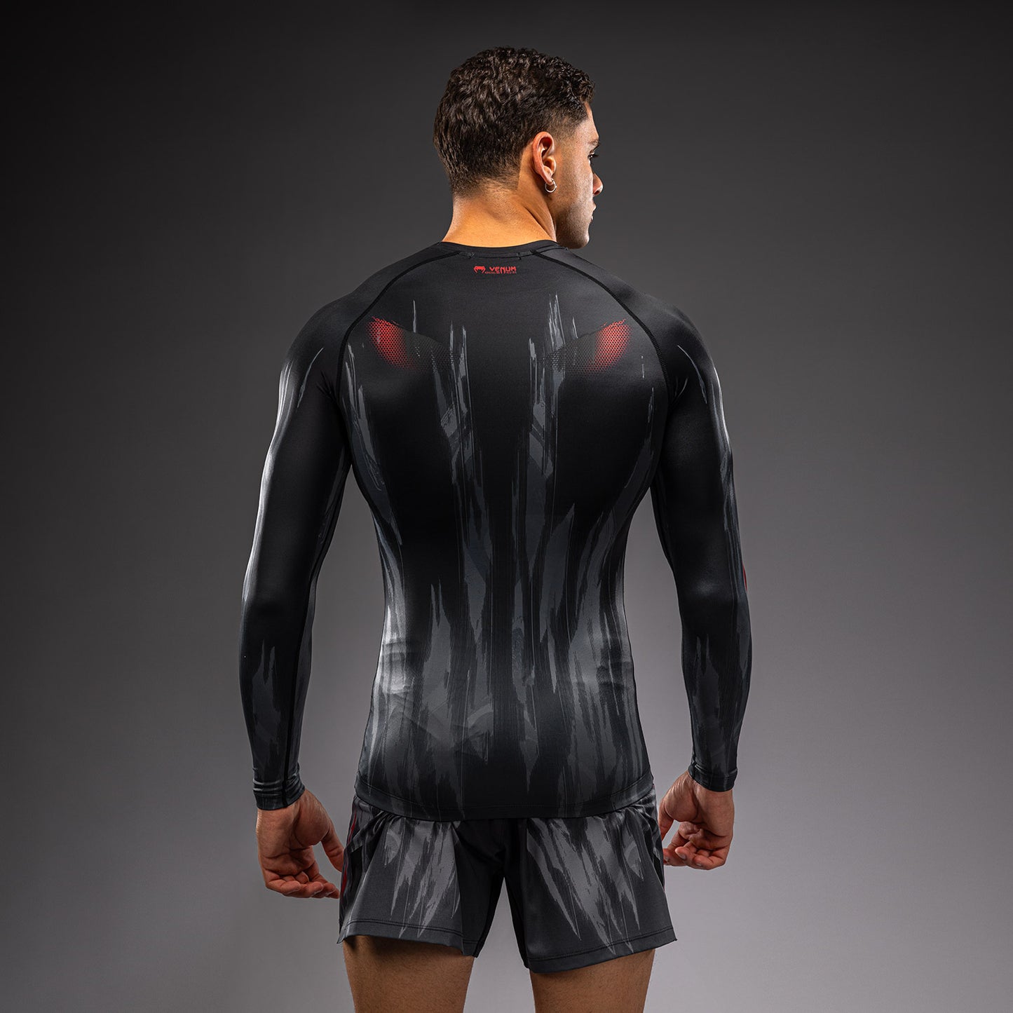 Venum Demon Rashguard a Maniche Lunghe - Nero/Grigio
