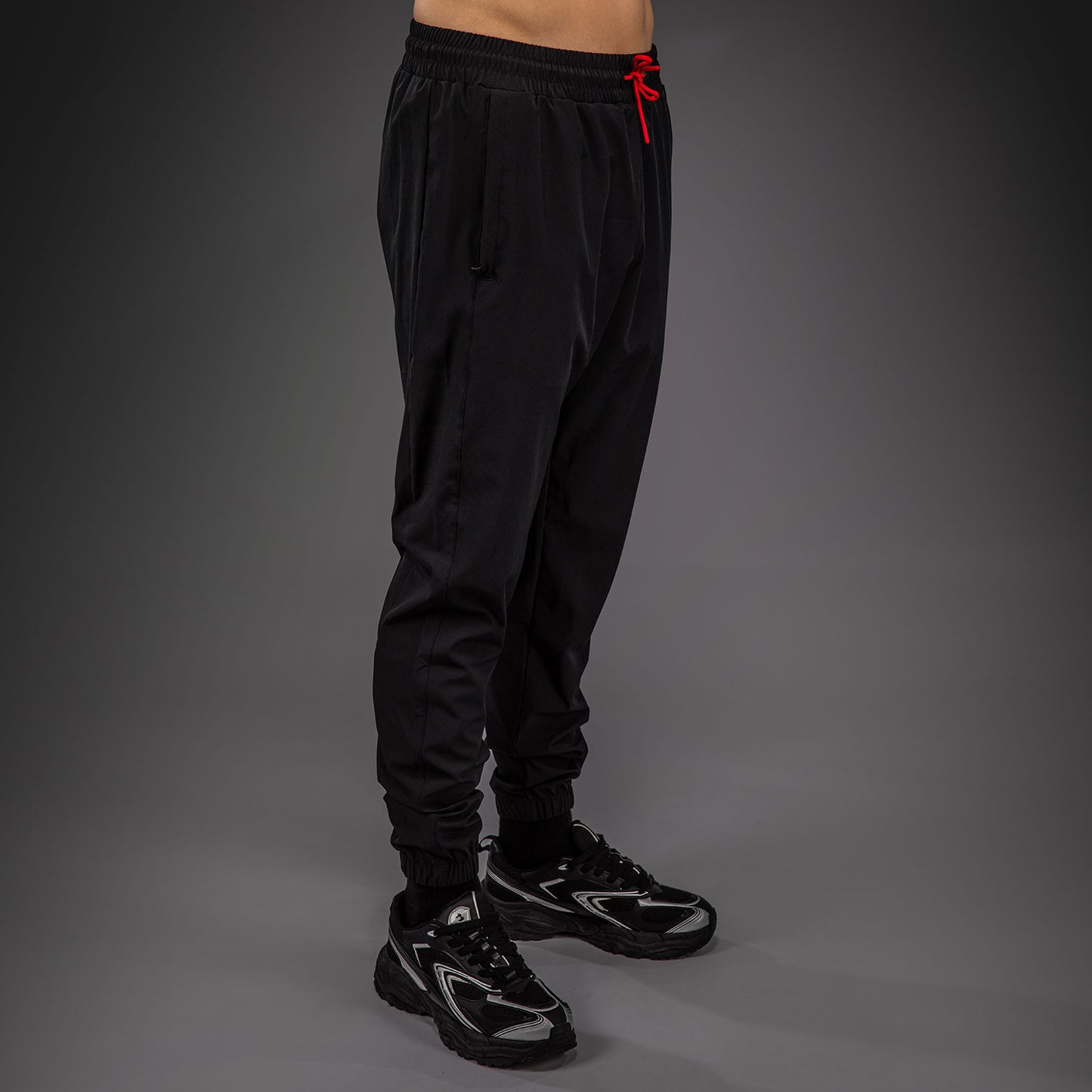 Venum x Mike Tyson Tiger Pantaloni da Jogging - Nero Profondo/Rosso Intenso