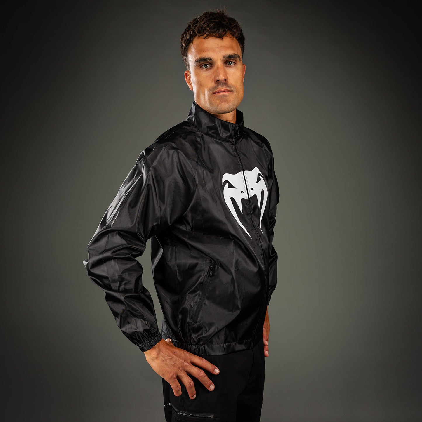 Venum MX Basics Giacca da allenamento - Nero/Bianco