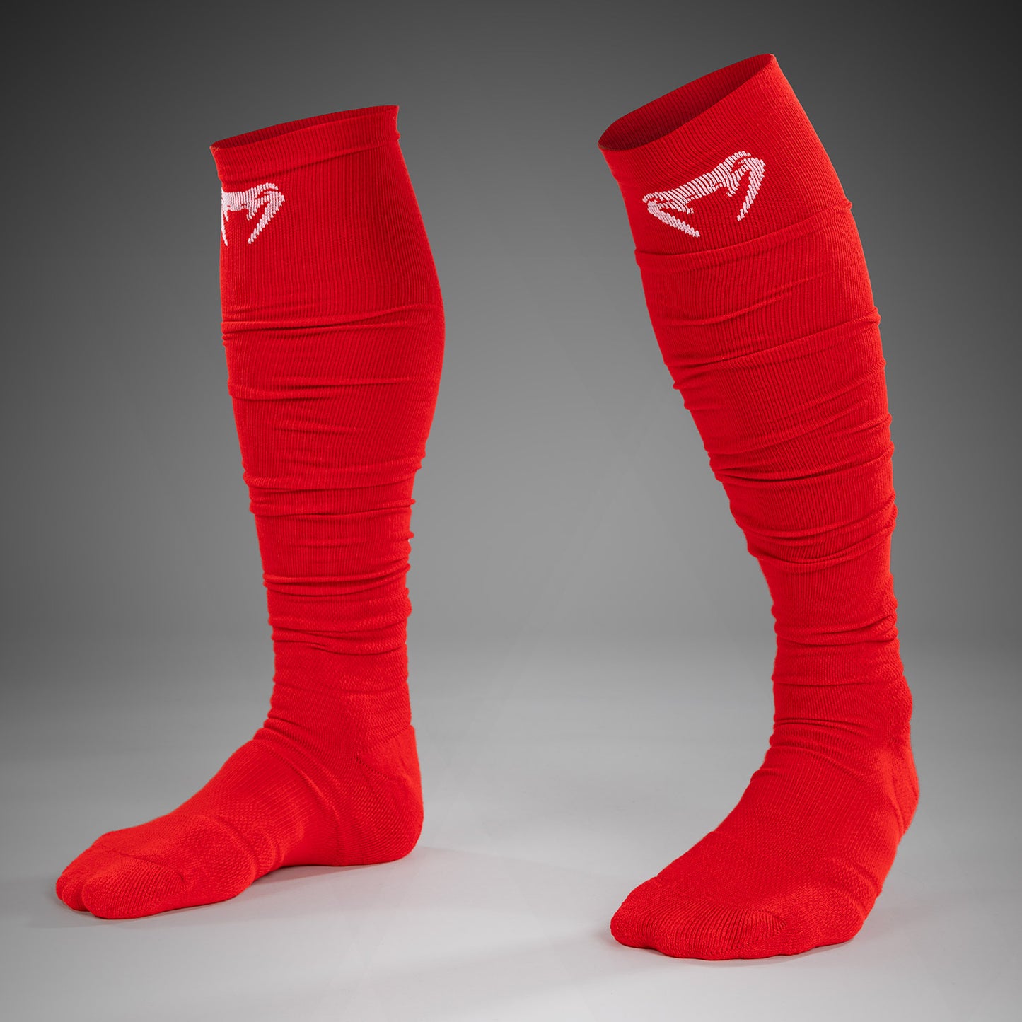 Venum Elite Calze Lunghe Performance - Rosso/Bianco